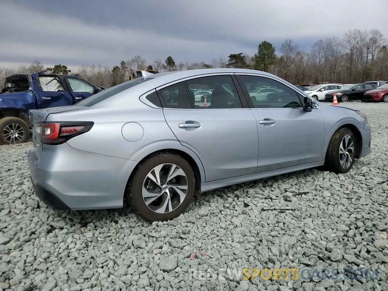 3 fotografías del automóvil dañado 4S3BWAC60M3004664 SUBARU LEGACY 2021