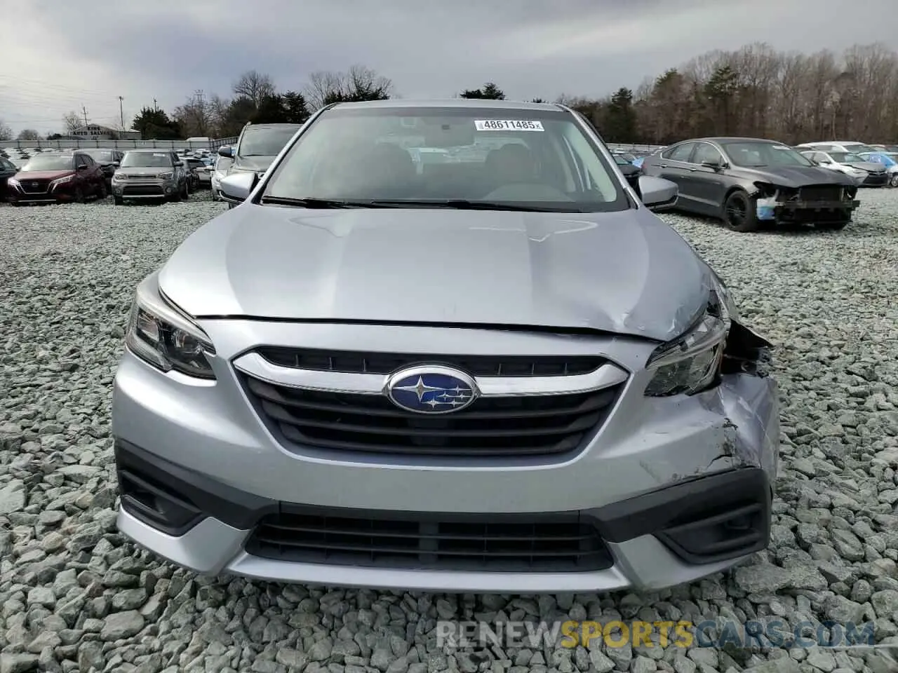 5 fotografías del automóvil dañado 4S3BWAC60M3004664 SUBARU LEGACY 2021