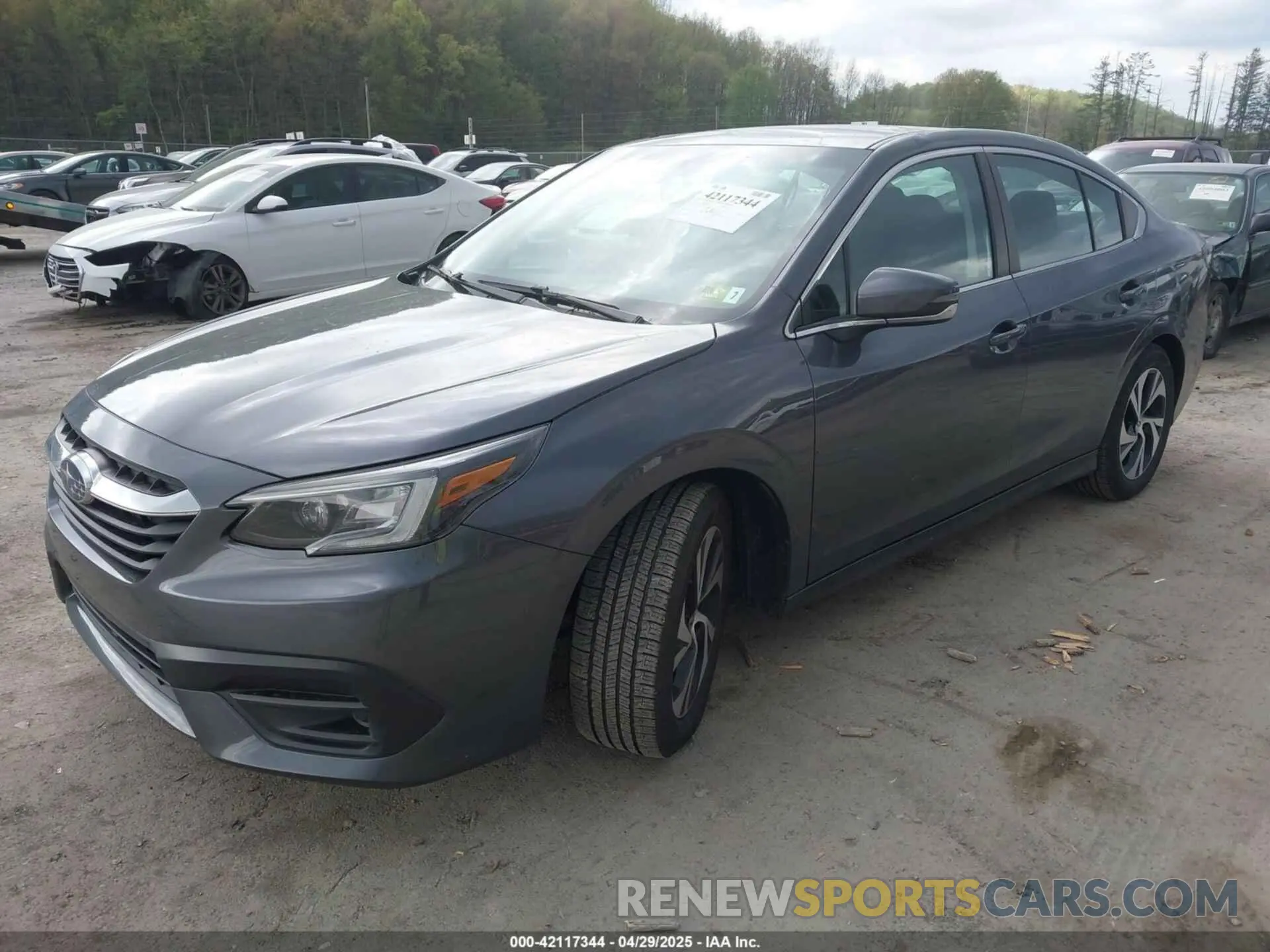 2 fotografías del automóvil dañado 4S3BWAC6XM3015767 SUBARU LEGACY 2021