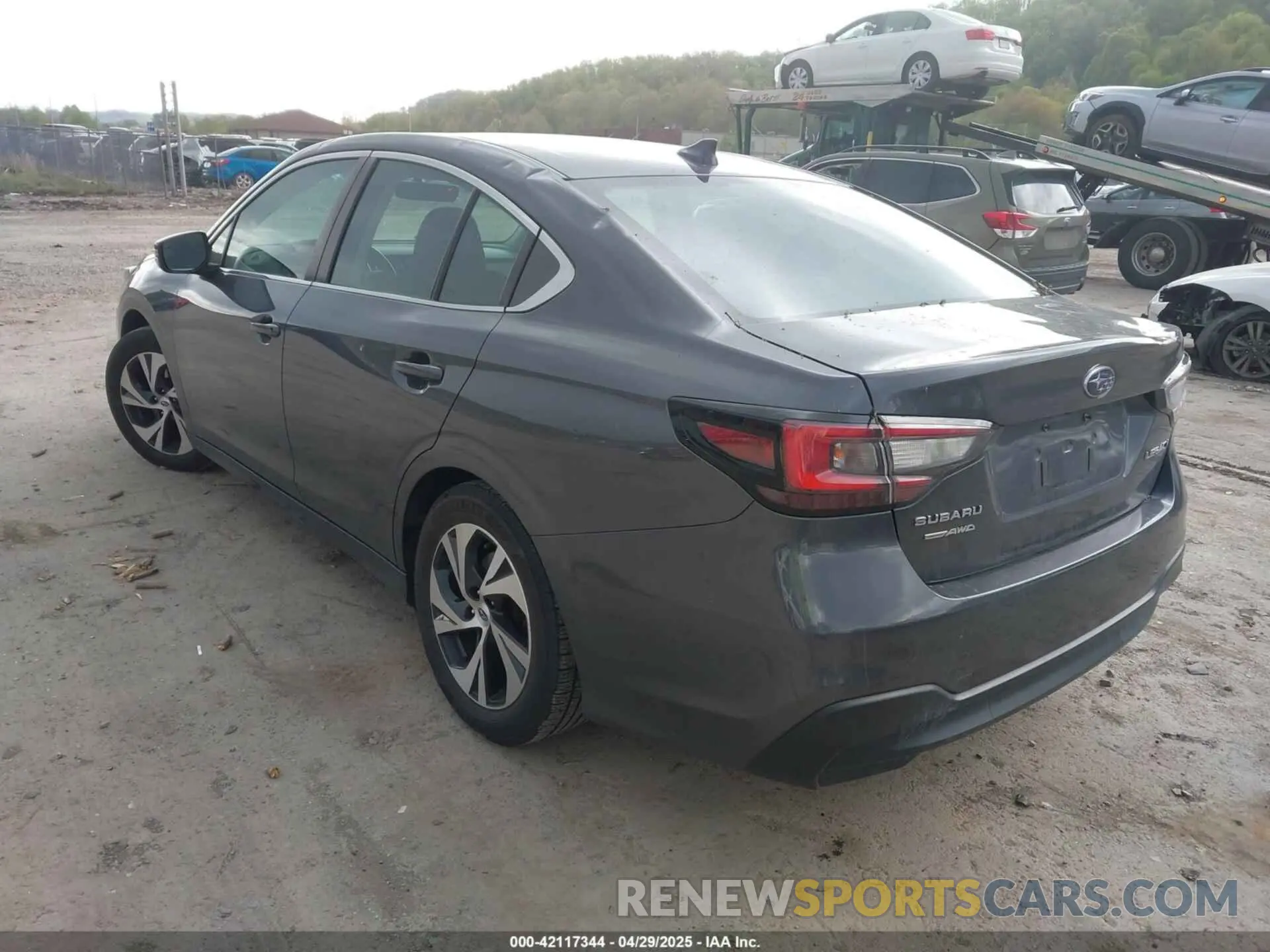 3 fotografías del automóvil dañado 4S3BWAC6XM3015767 SUBARU LEGACY 2021
