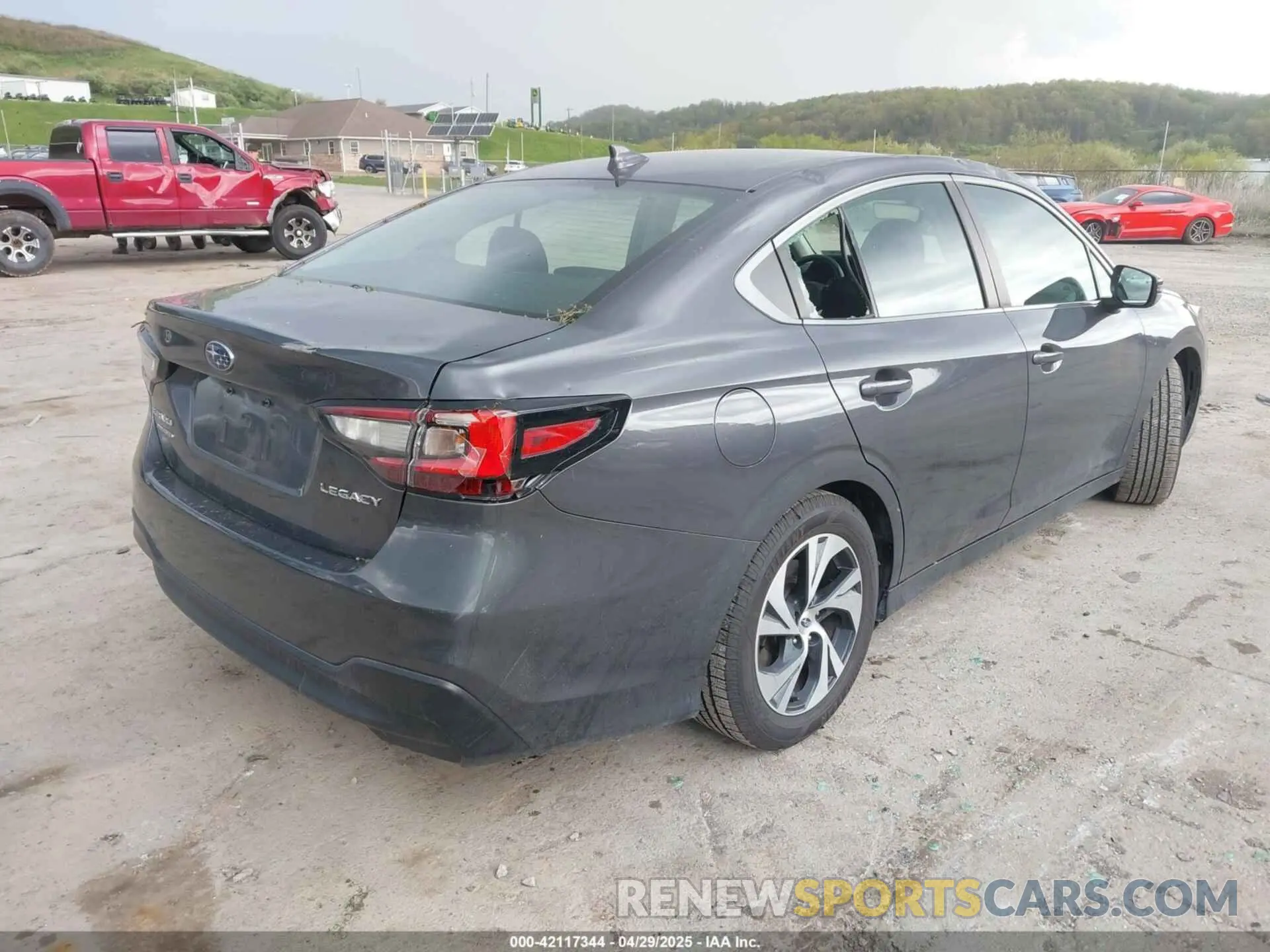 4 fotografías del automóvil dañado 4S3BWAC6XM3015767 SUBARU LEGACY 2021