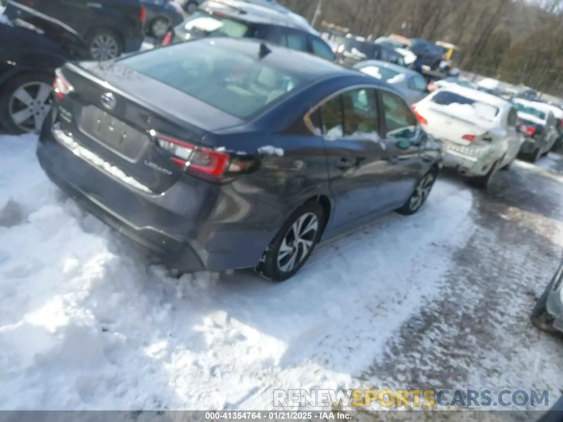 4 fotografías del automóvil dañado 4S3BWAD60M3002914 SUBARU LEGACY 2021