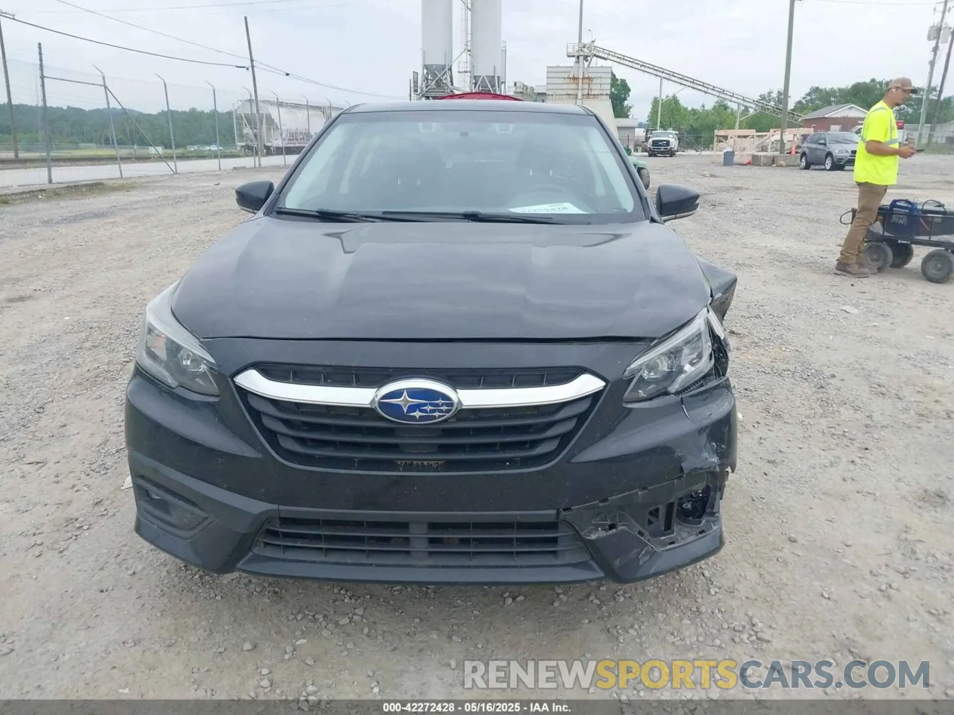 12 fotografías del automóvil dañado 4S3BWAD69M3019324 SUBARU LEGACY 2021