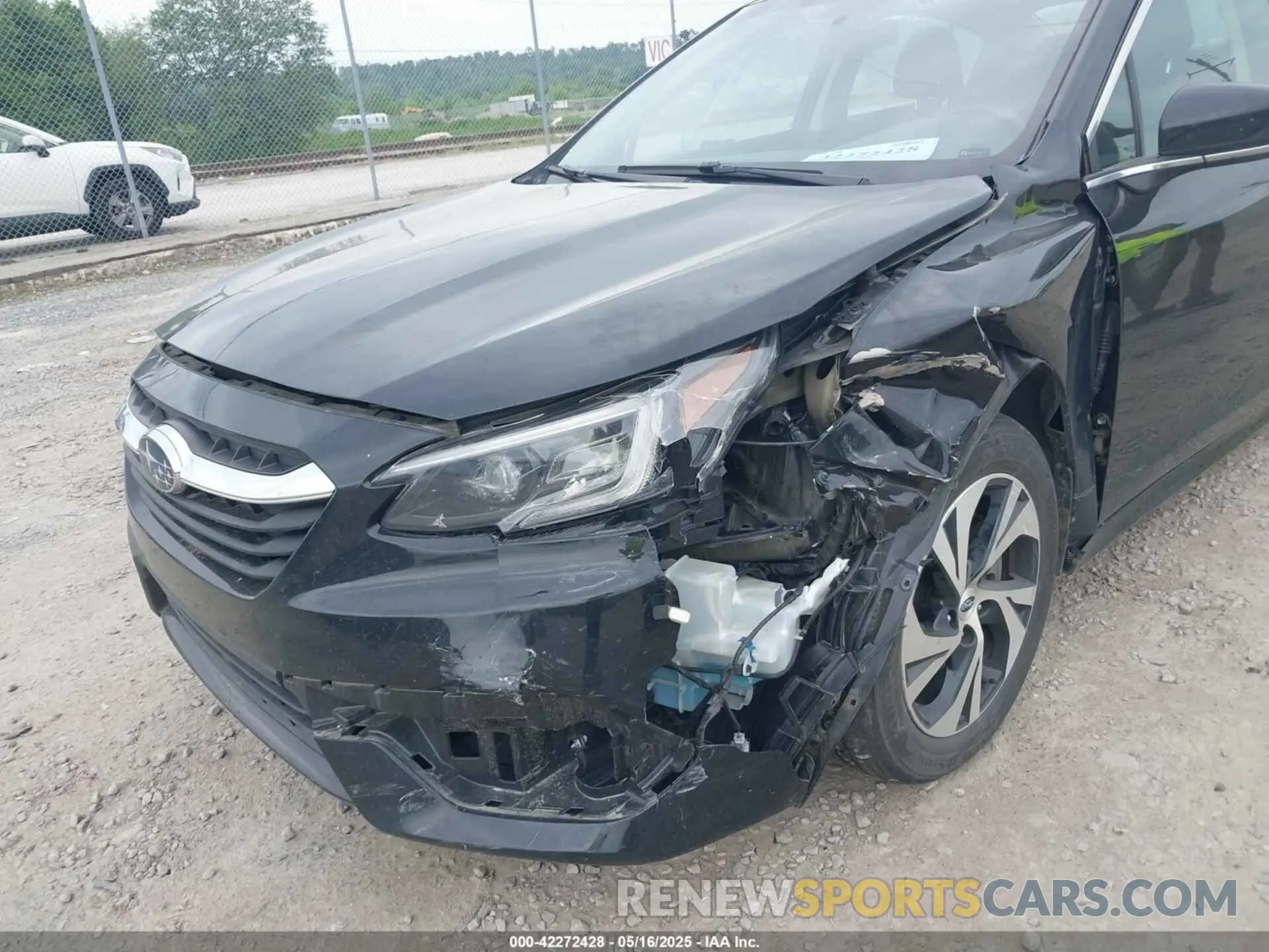 6 fotografías del automóvil dañado 4S3BWAD69M3019324 SUBARU LEGACY 2021