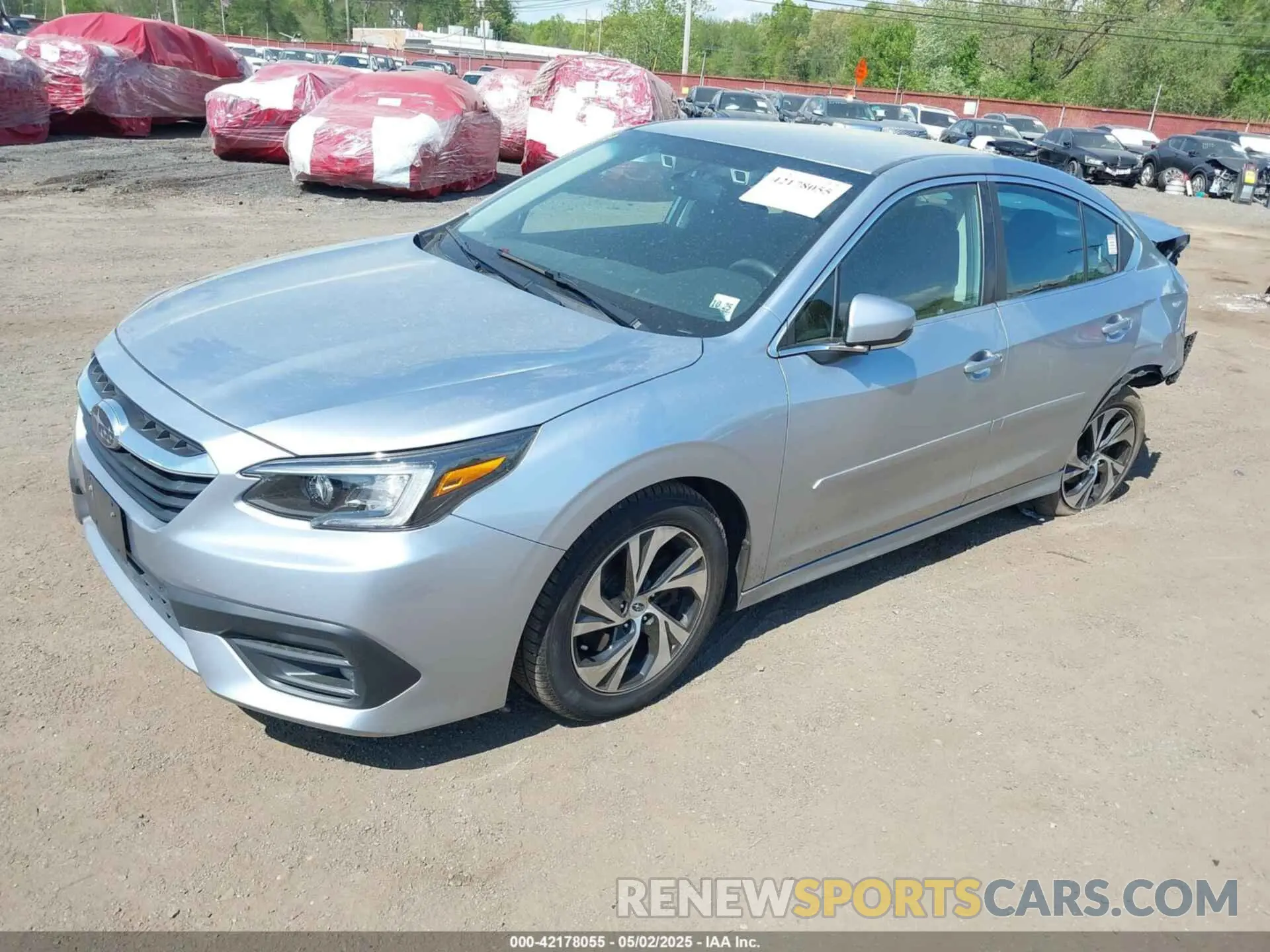 2 fotografías del automóvil dañado 4S3BWAD6XM3004573 SUBARU LEGACY 2021