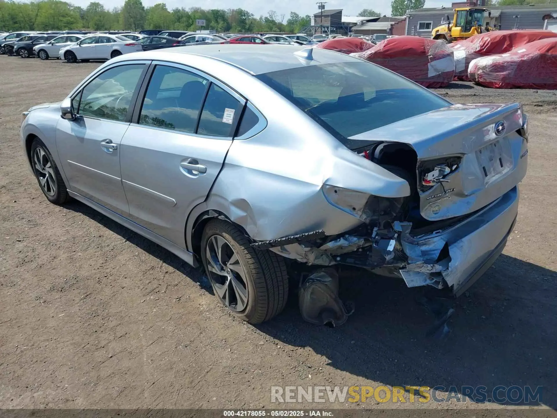 3 fotografías del automóvil dañado 4S3BWAD6XM3004573 SUBARU LEGACY 2021