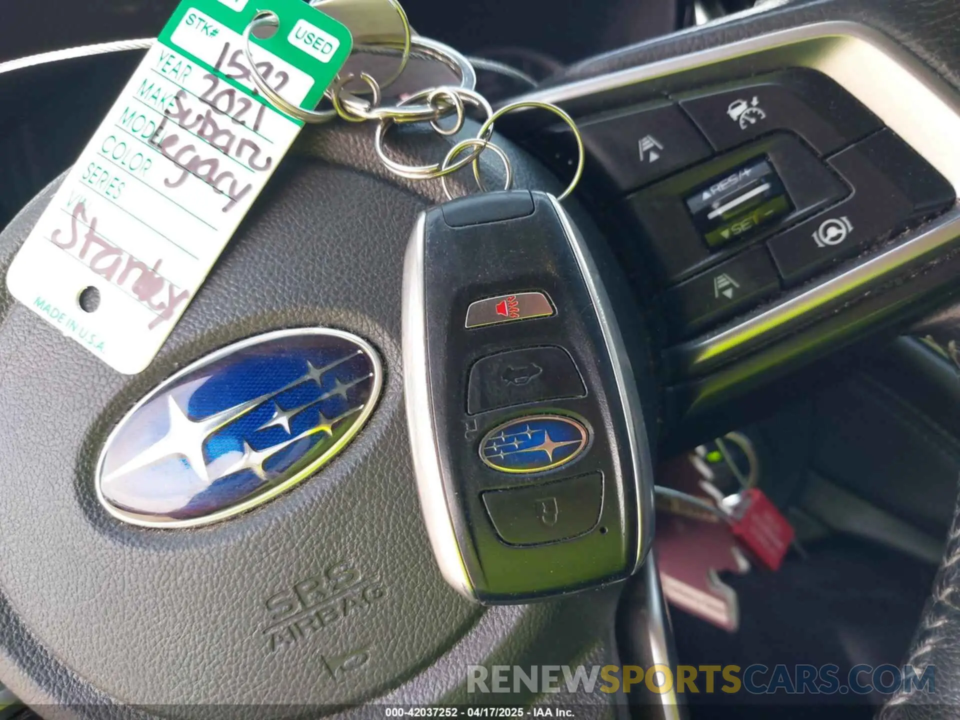11 fotografías del automóvil dañado 4S3BWAF63M3006016 SUBARU LEGACY 2021
