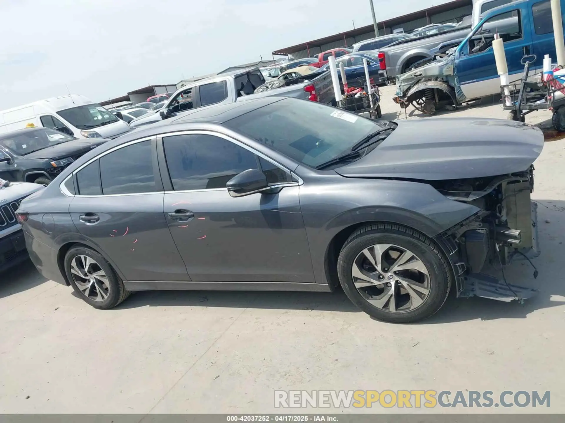 13 fotografías del automóvil dañado 4S3BWAF63M3006016 SUBARU LEGACY 2021