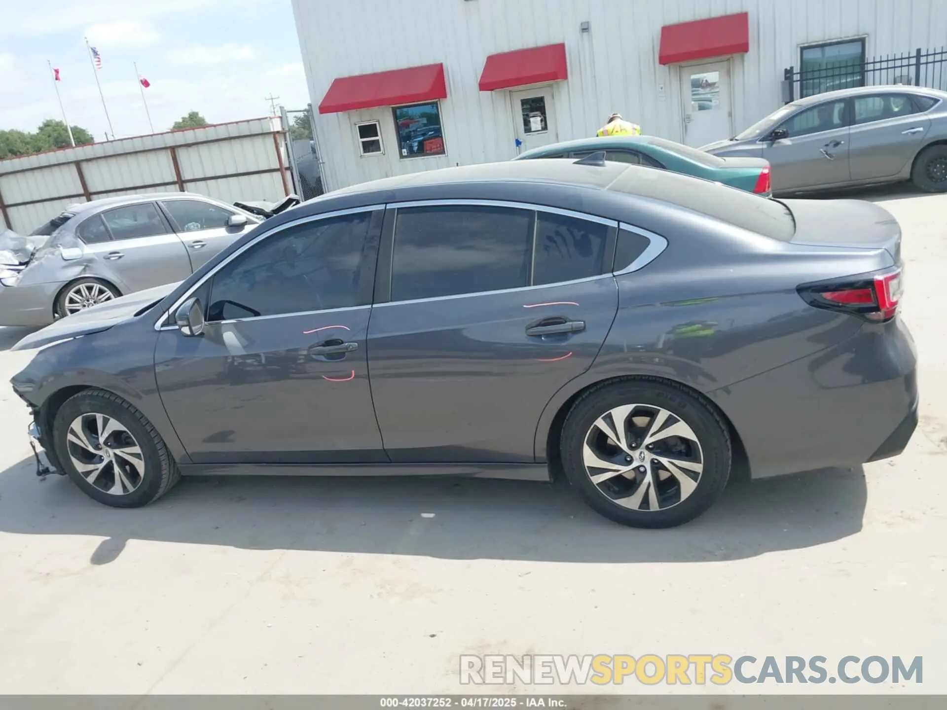 14 fotografías del automóvil dañado 4S3BWAF63M3006016 SUBARU LEGACY 2021