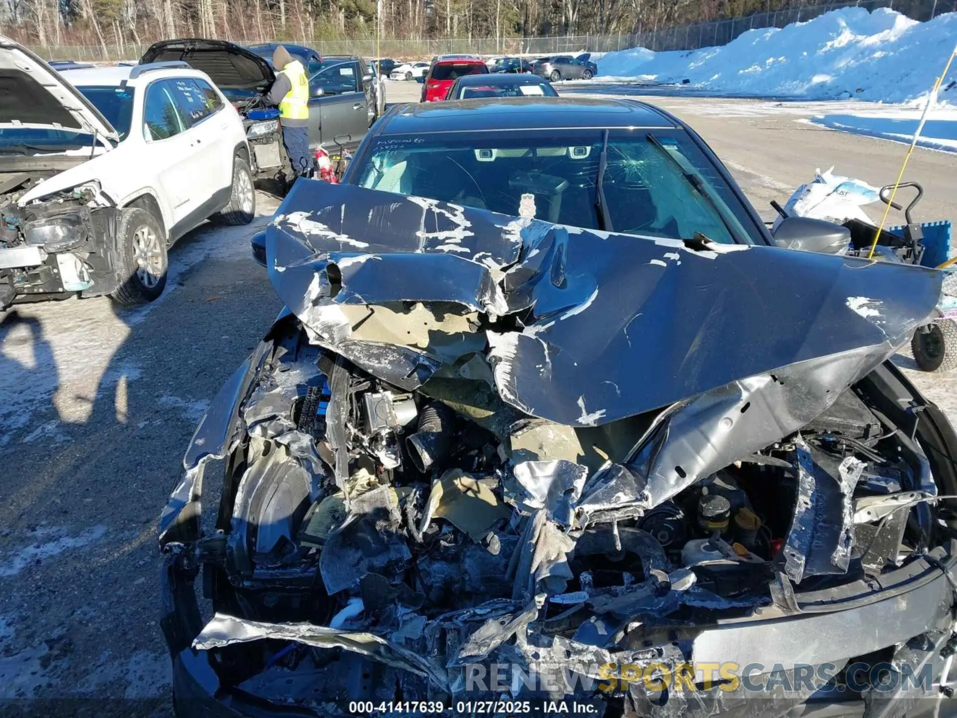 12 fotografías del automóvil dañado 4S3BWAF64M3012648 SUBARU LEGACY 2021