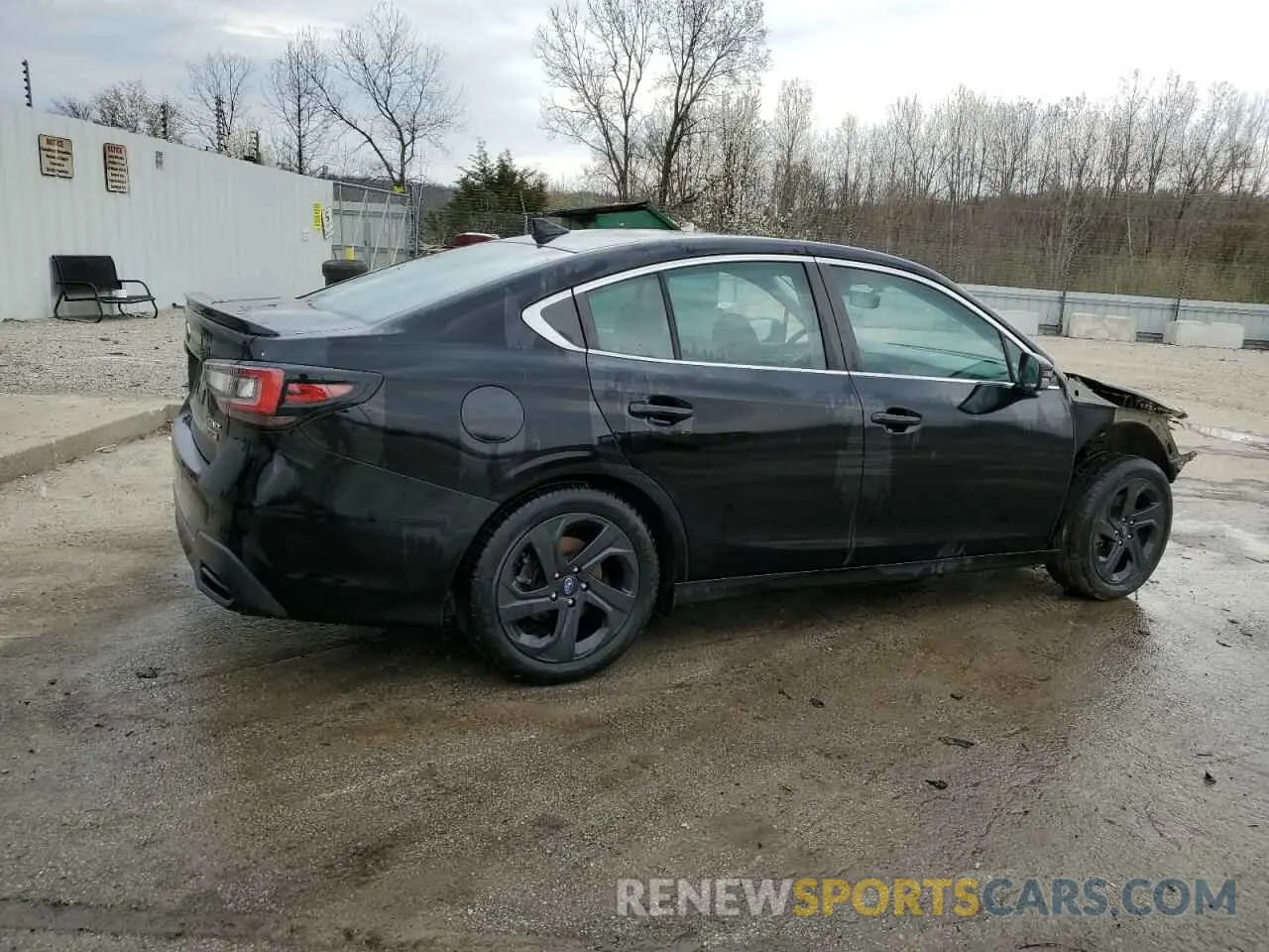 3 fotografías del automóvil dañado 4S3BWAH66M3010655 SUBARU LEGACY 2021