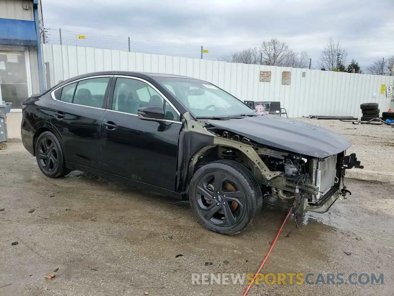 4 fotografías del automóvil dañado 4S3BWAH66M3010655 SUBARU LEGACY 2021