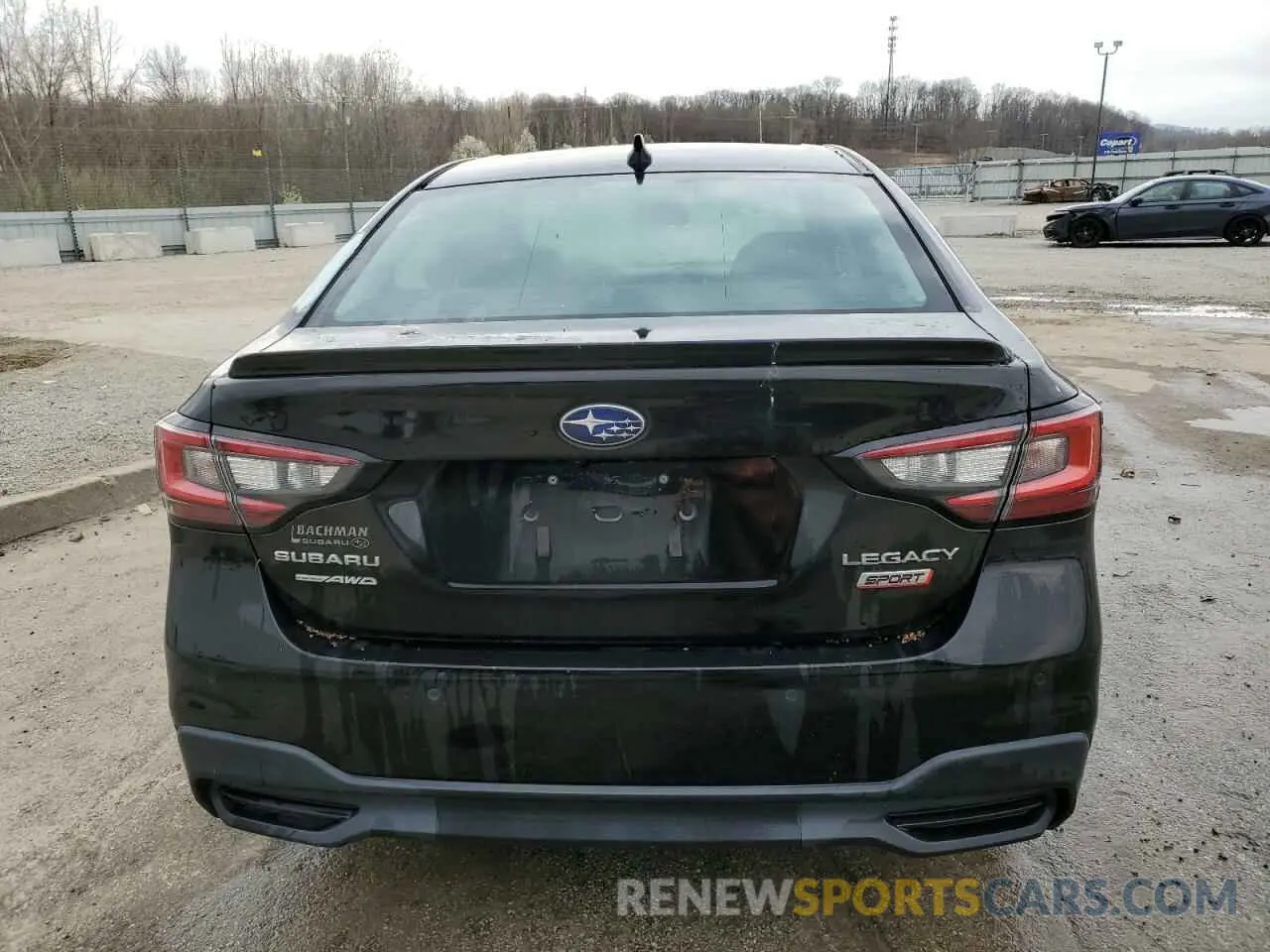 6 fotografías del automóvil dañado 4S3BWAH66M3010655 SUBARU LEGACY 2021