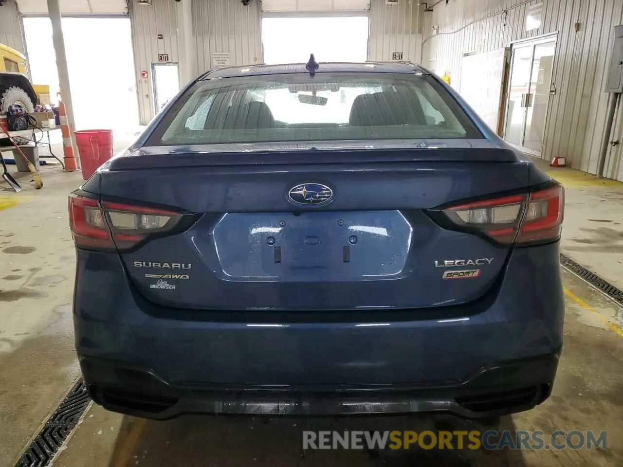 6 fotografías del automóvil dañado 4S3BWAH69M3014876 SUBARU LEGACY 2021