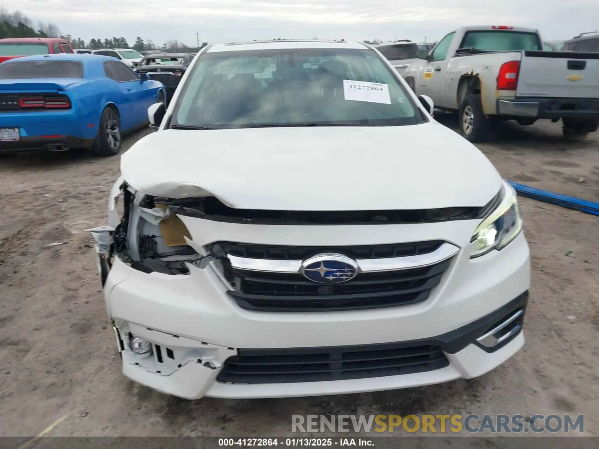 12 fotografías del automóvil dañado 4S3BWAN61M3003648 SUBARU LEGACY 2021
