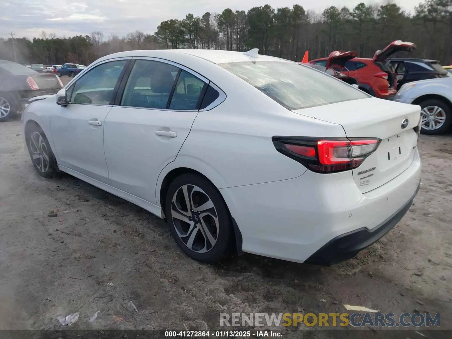 3 fotografías del automóvil dañado 4S3BWAN61M3003648 SUBARU LEGACY 2021