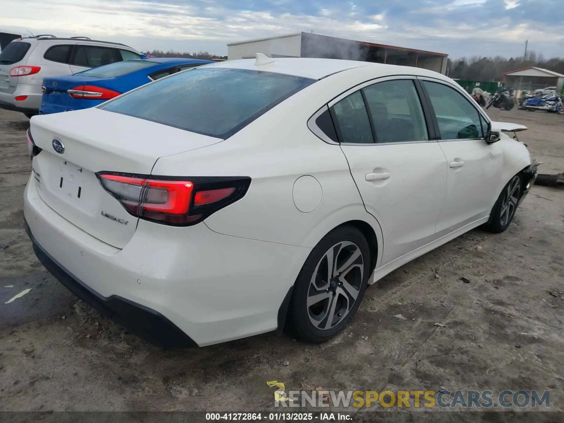 4 fotografías del automóvil dañado 4S3BWAN61M3003648 SUBARU LEGACY 2021