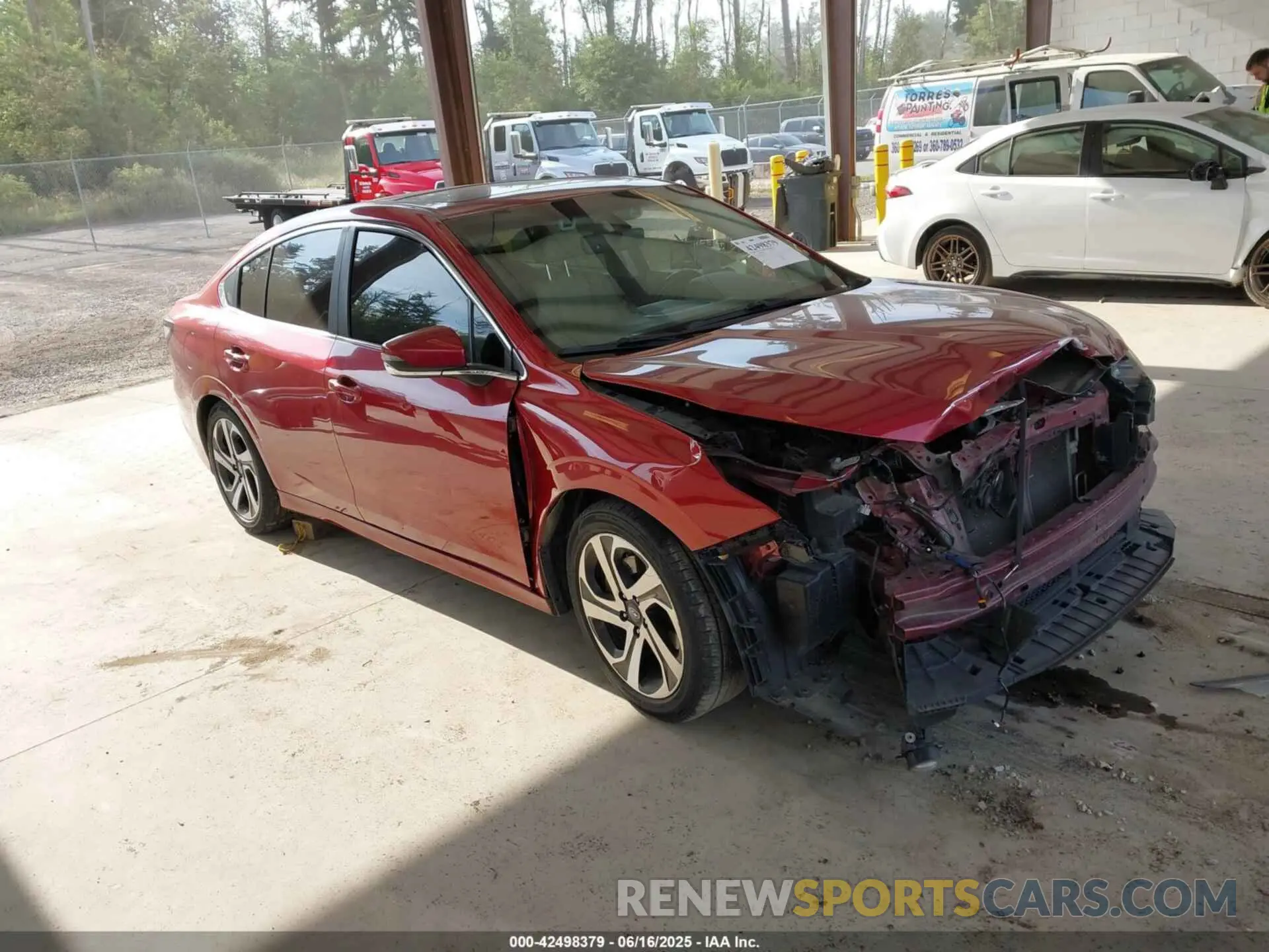 1 fotografías del automóvil dañado 4S3BWAN63M3011119 SUBARU LEGACY 2021