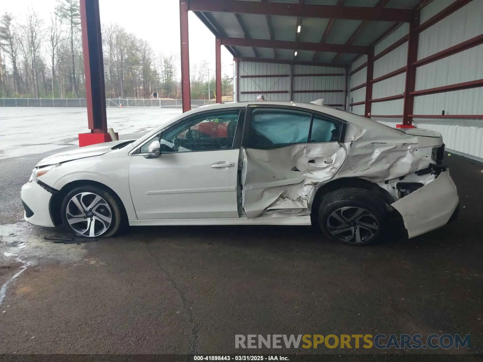 14 fotografías del automóvil dañado 4S3BWAN64M3005460 SUBARU LEGACY 2021