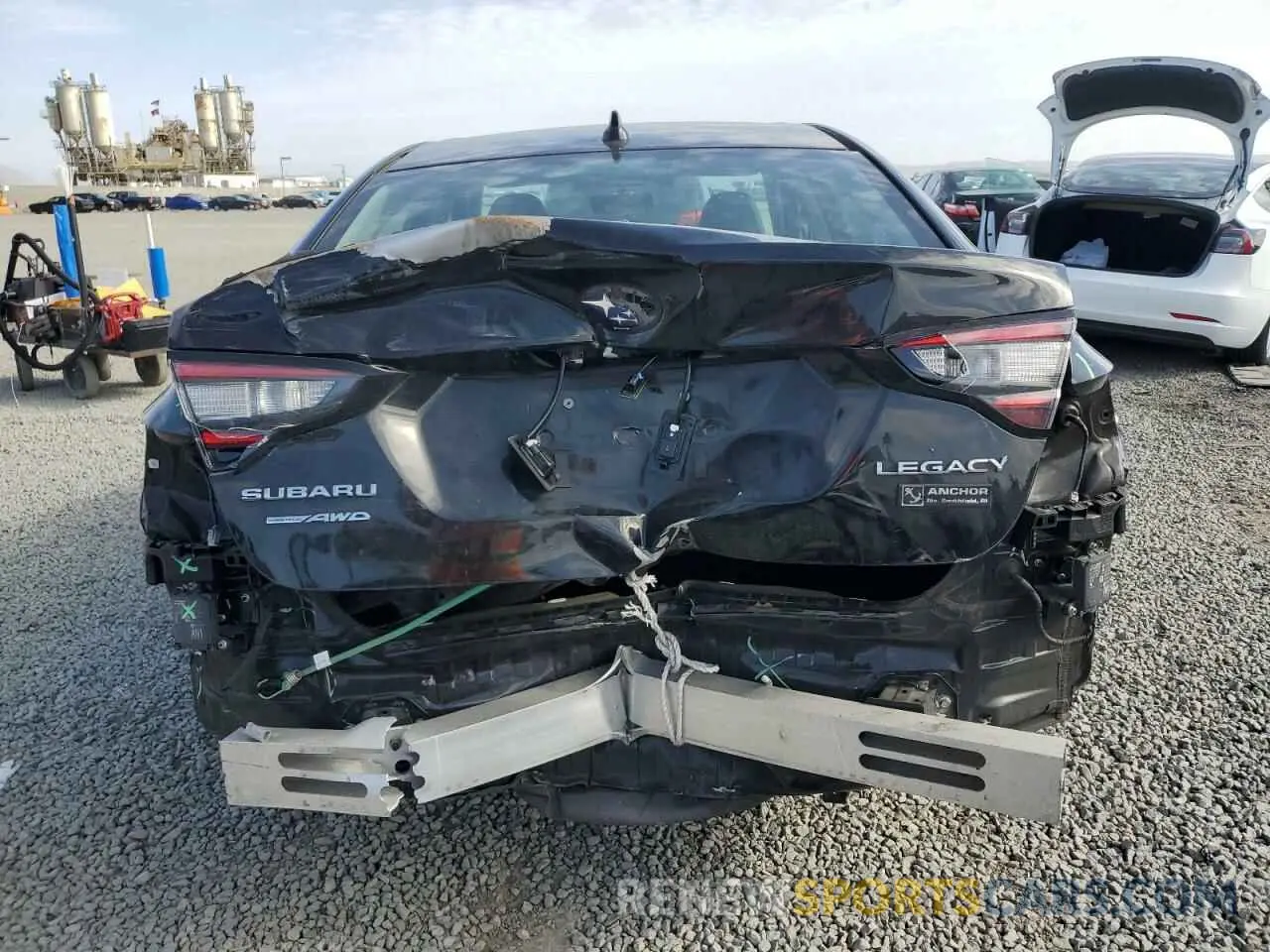 6 fotografías del automóvil dañado 4S3BWAN65M3011879 SUBARU LEGACY 2021