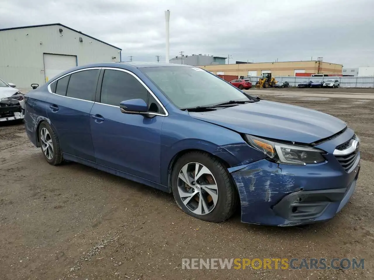 4 fotografías del automóvil dañado 4S3BWDE64M3017609 SUBARU LEGACY 2021