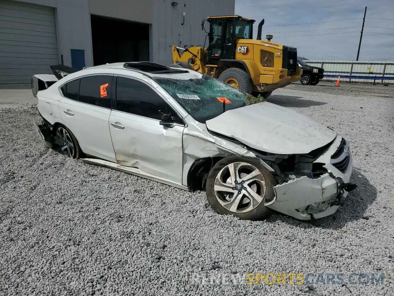 4 fotografías del automóvil dañado 4S3BWGP66M3004293 SUBARU LEGACY 2021