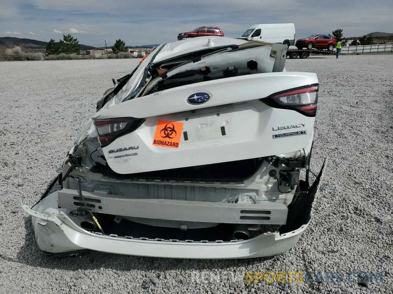 6 fotografías del automóvil dañado 4S3BWGP66M3004293 SUBARU LEGACY 2021