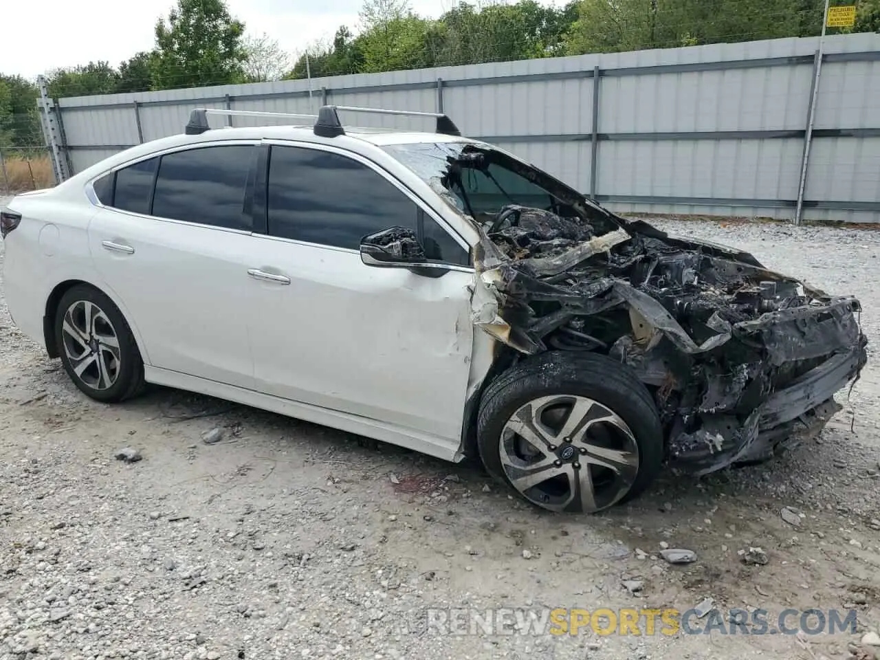 4 fotografías del automóvil dañado 4S3BWGP67M3012256 SUBARU LEGACY 2021
