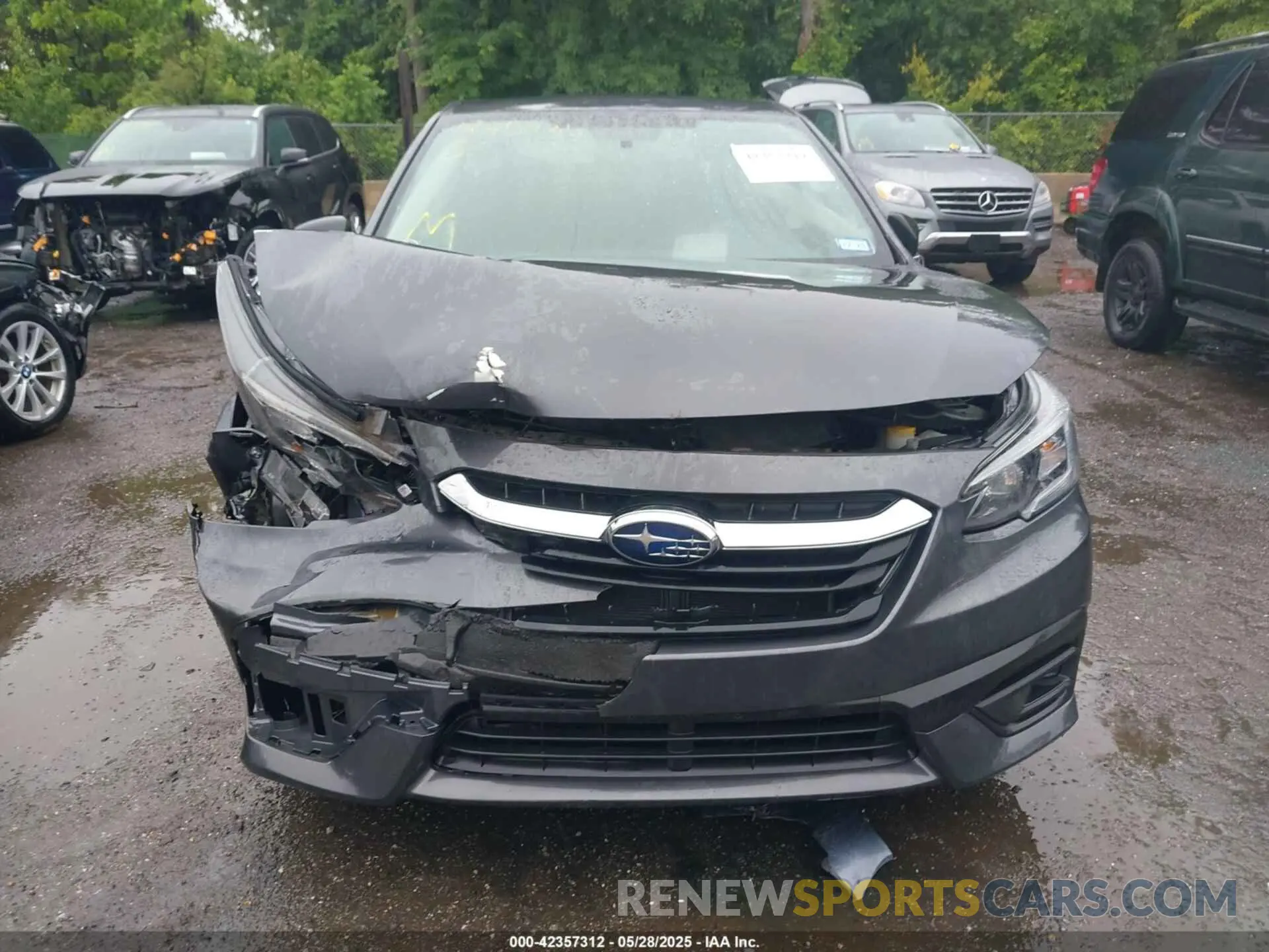 13 fotografías del automóvil dañado 4S3BWAB6XN3008661 SUBARU LEGACY 2022