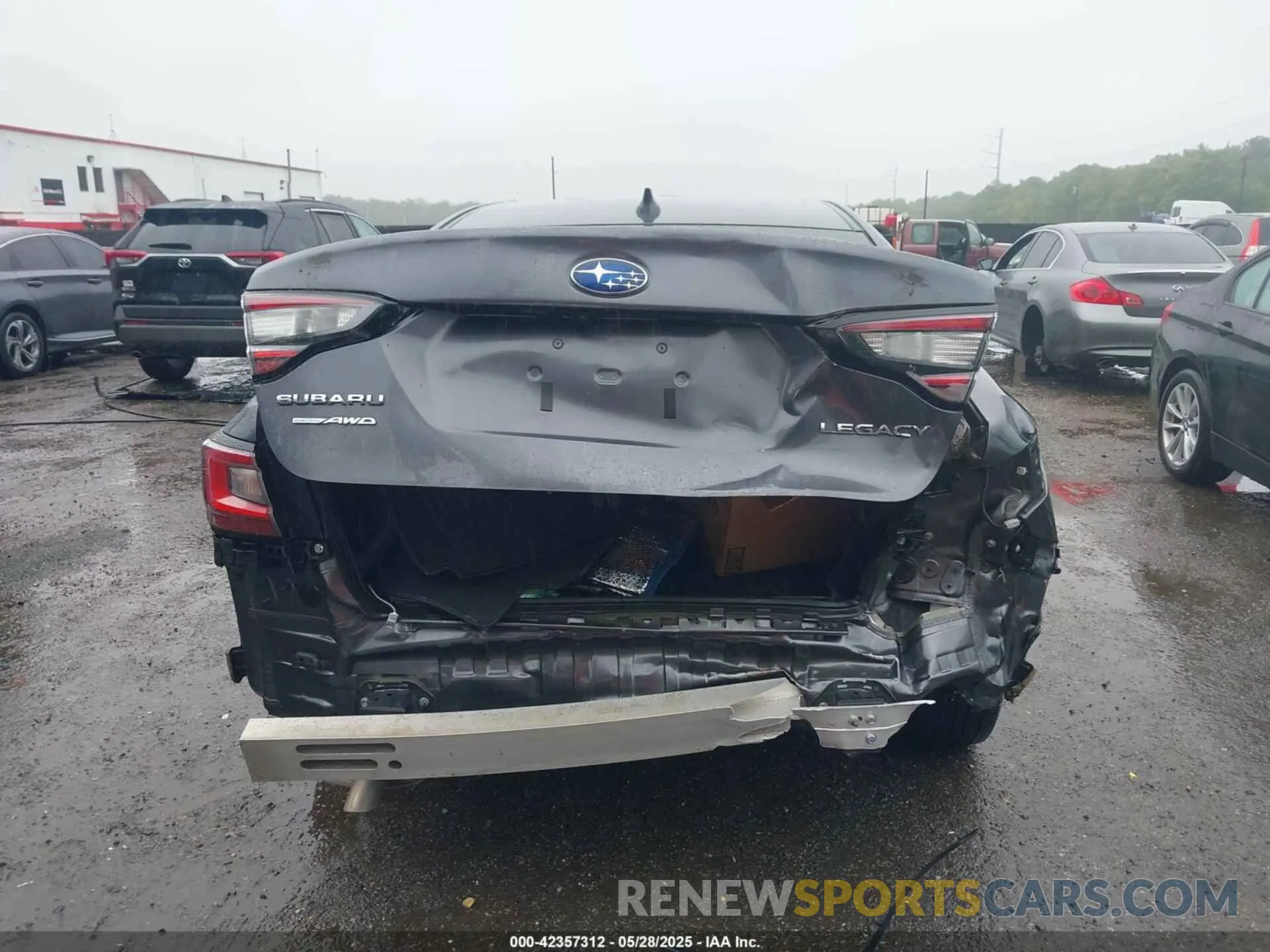 17 fotografías del automóvil dañado 4S3BWAB6XN3008661 SUBARU LEGACY 2022