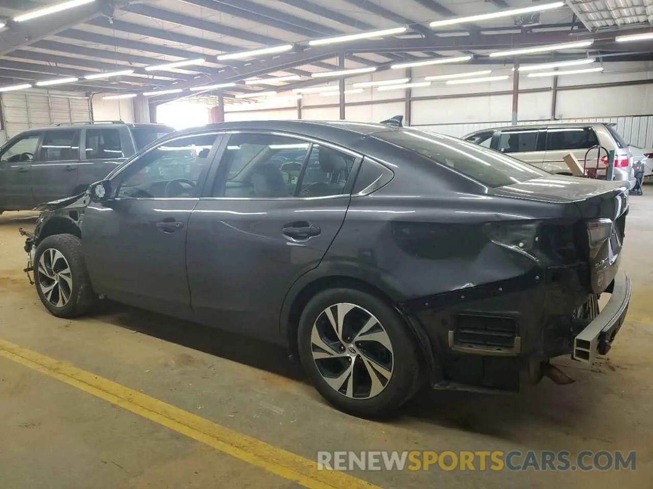 2 fotografías del automóvil dañado 4S3BWAC62N3021547 SUBARU LEGACY 2022