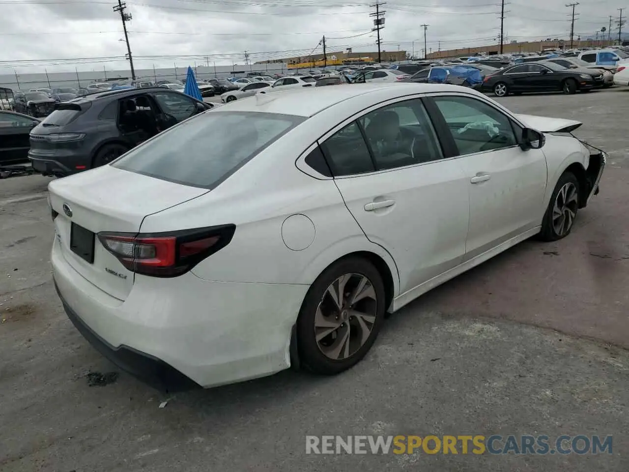 3 fotografías del automóvil dañado 4S3BWAC68N3012027 SUBARU LEGACY 2022