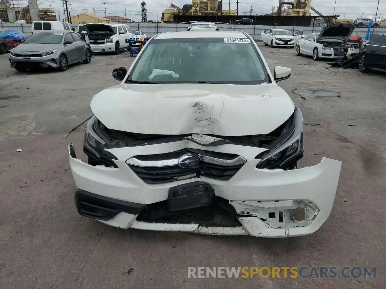 5 fotografías del automóvil dañado 4S3BWAC68N3012027 SUBARU LEGACY 2022