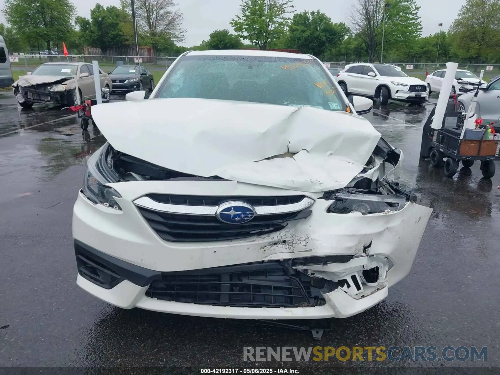 12 fotografías del automóvil dañado 4S3BWAC68N3026431 SUBARU LEGACY 2022
