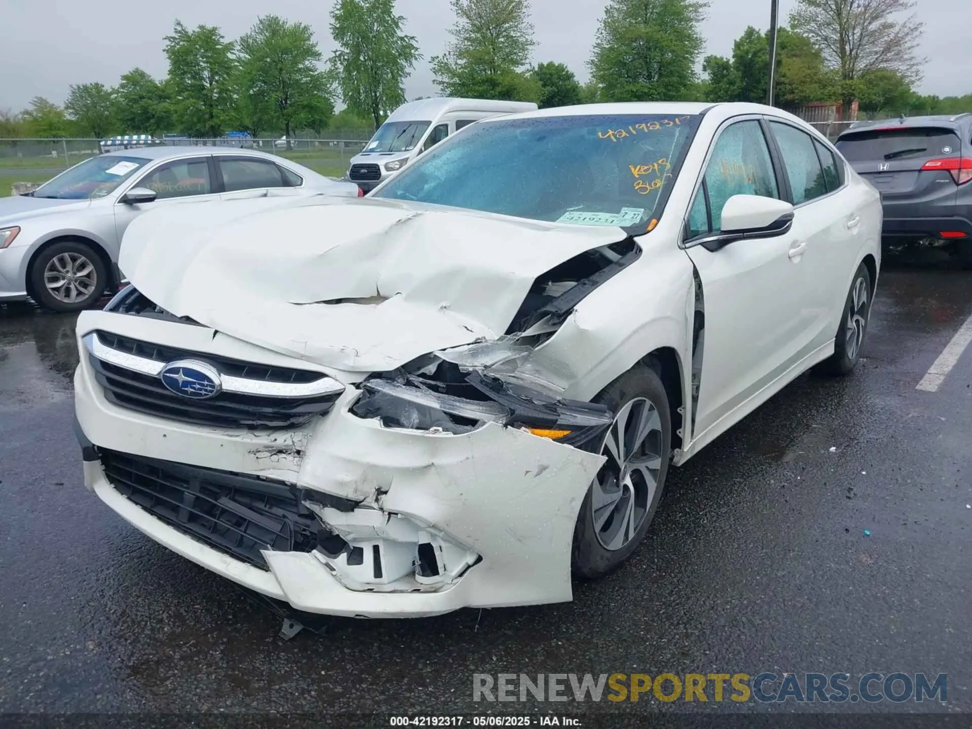 6 fotografías del automóvil dañado 4S3BWAC68N3026431 SUBARU LEGACY 2022