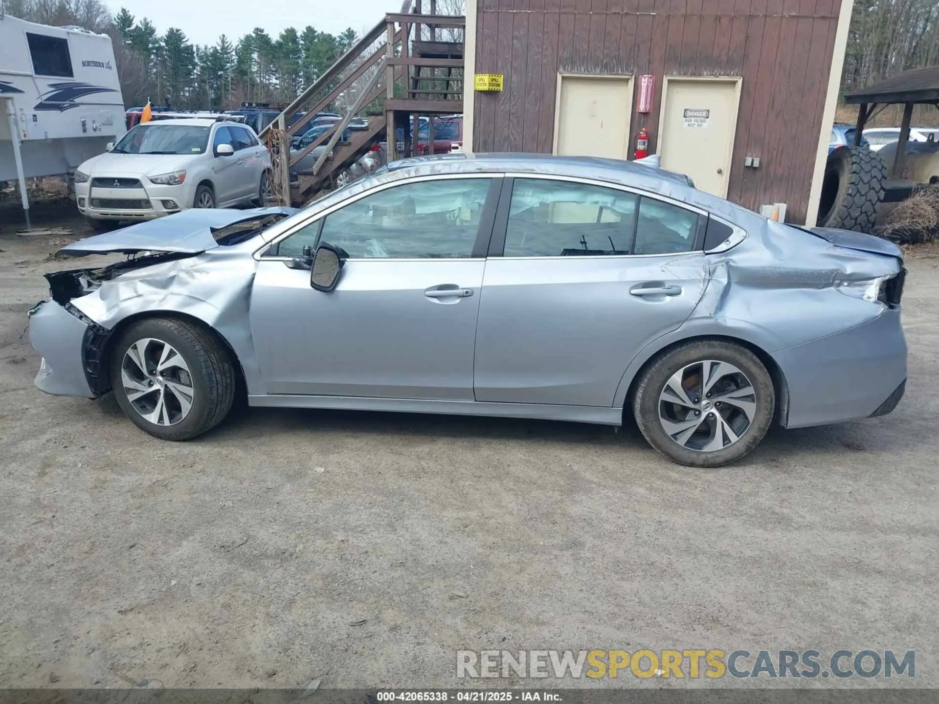 14 fotografías del automóvil dañado 4S3BWAC69N3020704 SUBARU LEGACY 2022