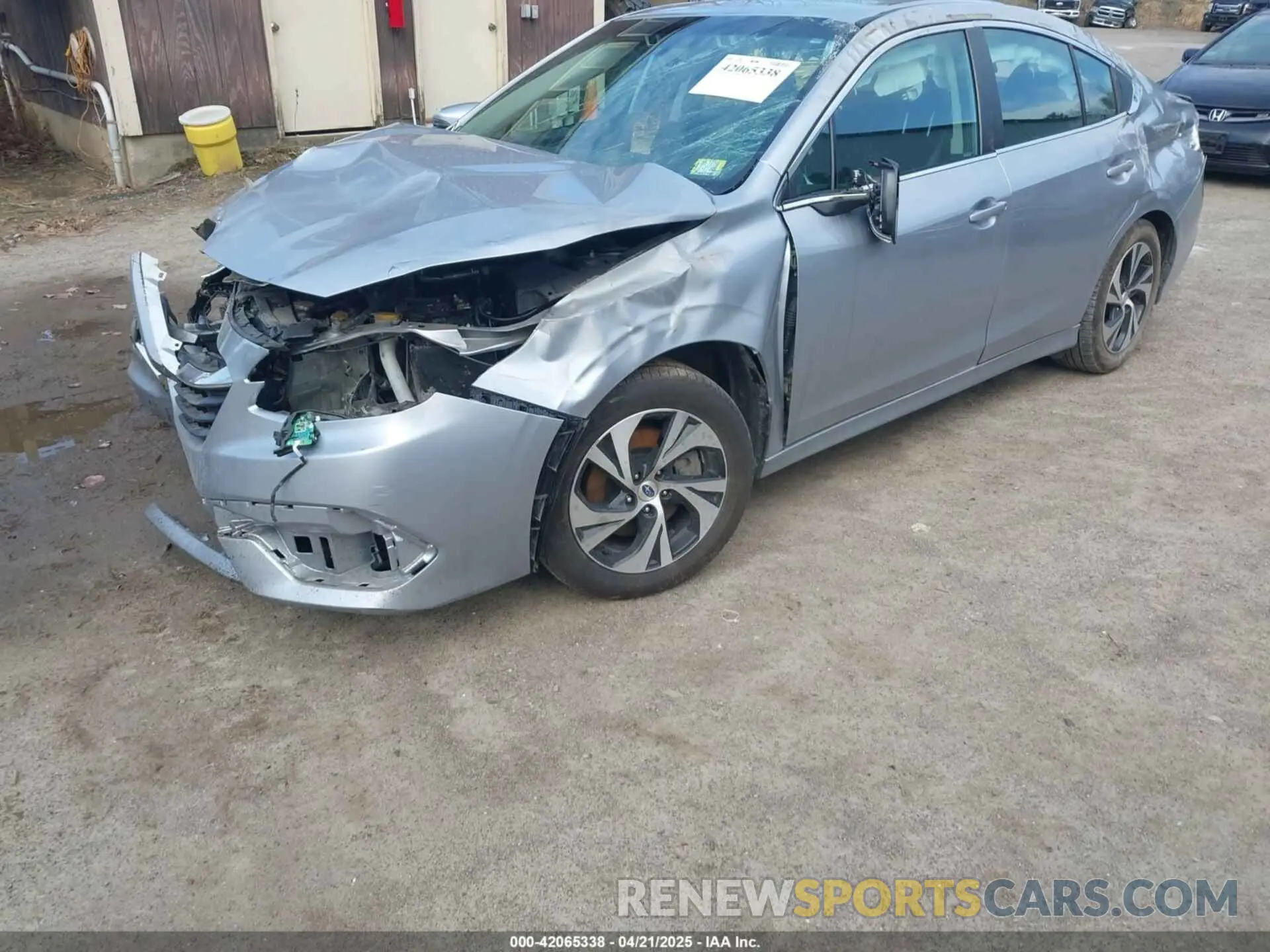2 fotografías del automóvil dañado 4S3BWAC69N3020704 SUBARU LEGACY 2022