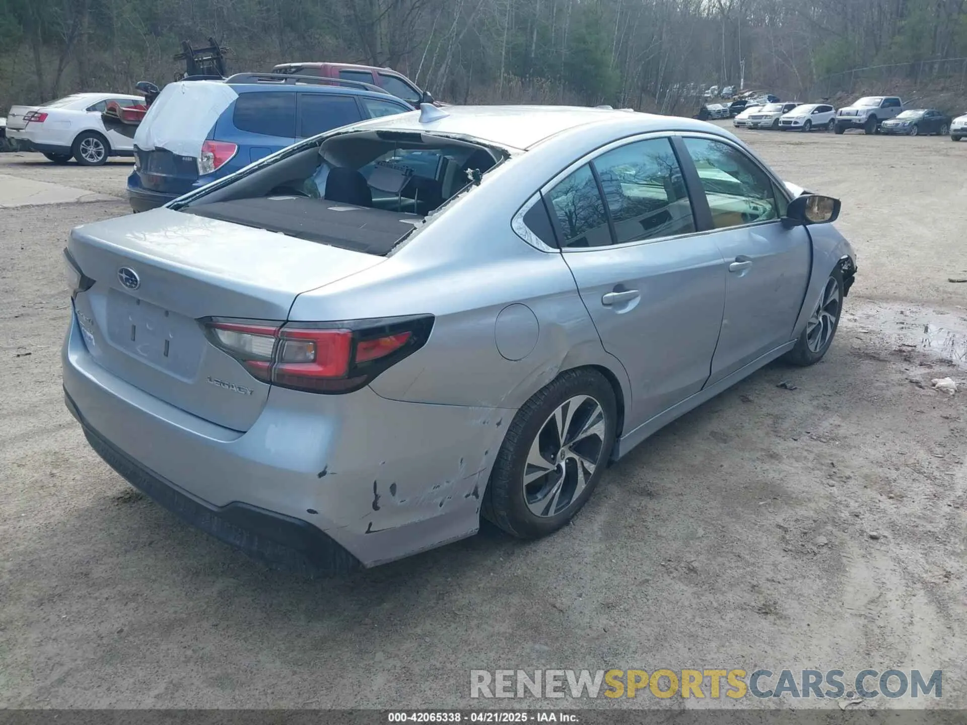 4 fotografías del automóvil dañado 4S3BWAC69N3020704 SUBARU LEGACY 2022