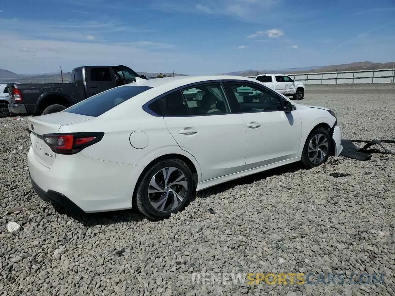 3 fotografías del automóvil dañado 4S3BWAC6XN3022882 SUBARU LEGACY 2022