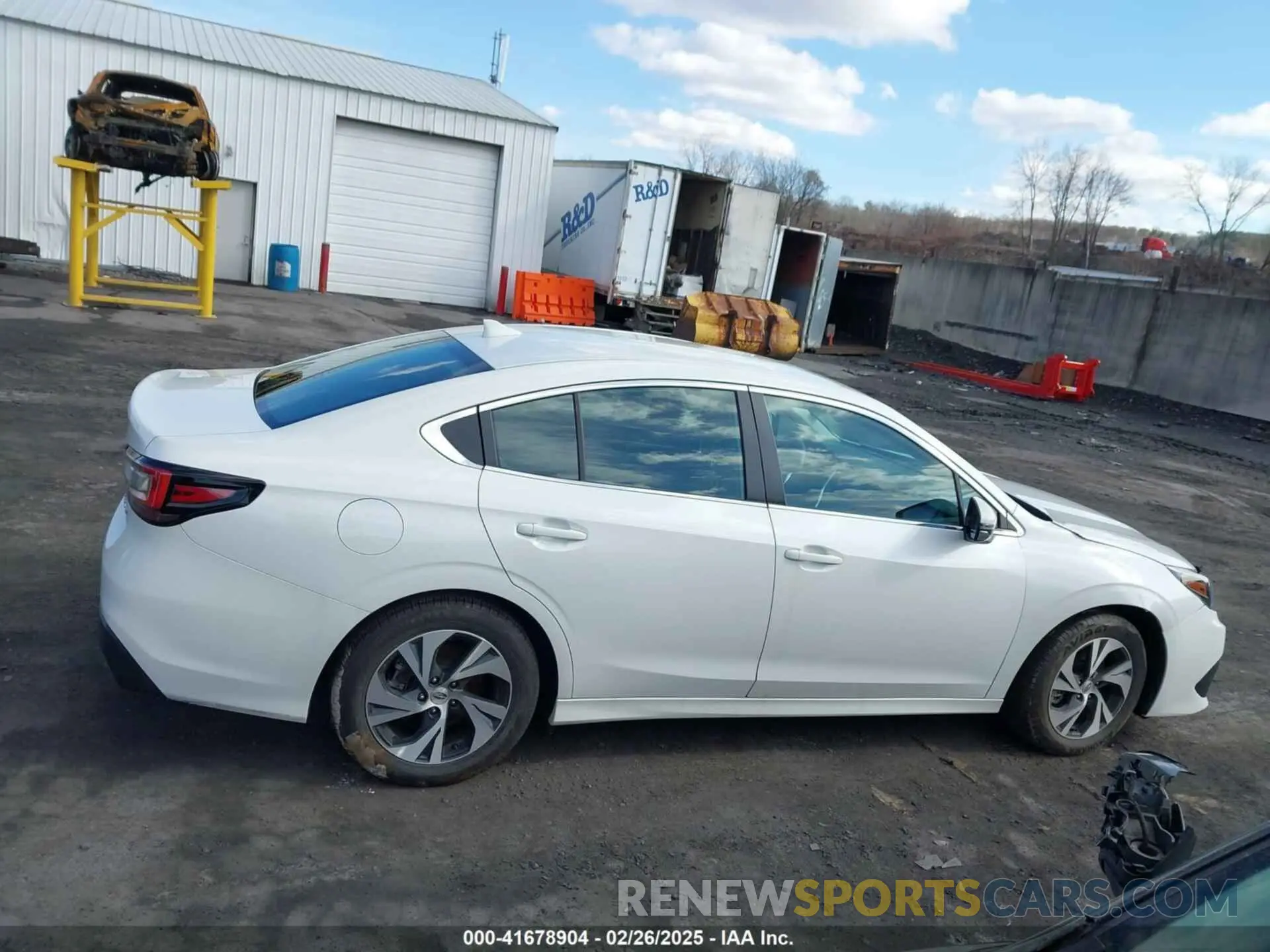 12 fotografías del automóvil dañado 4S3BWAD60N3028415 SUBARU LEGACY 2022