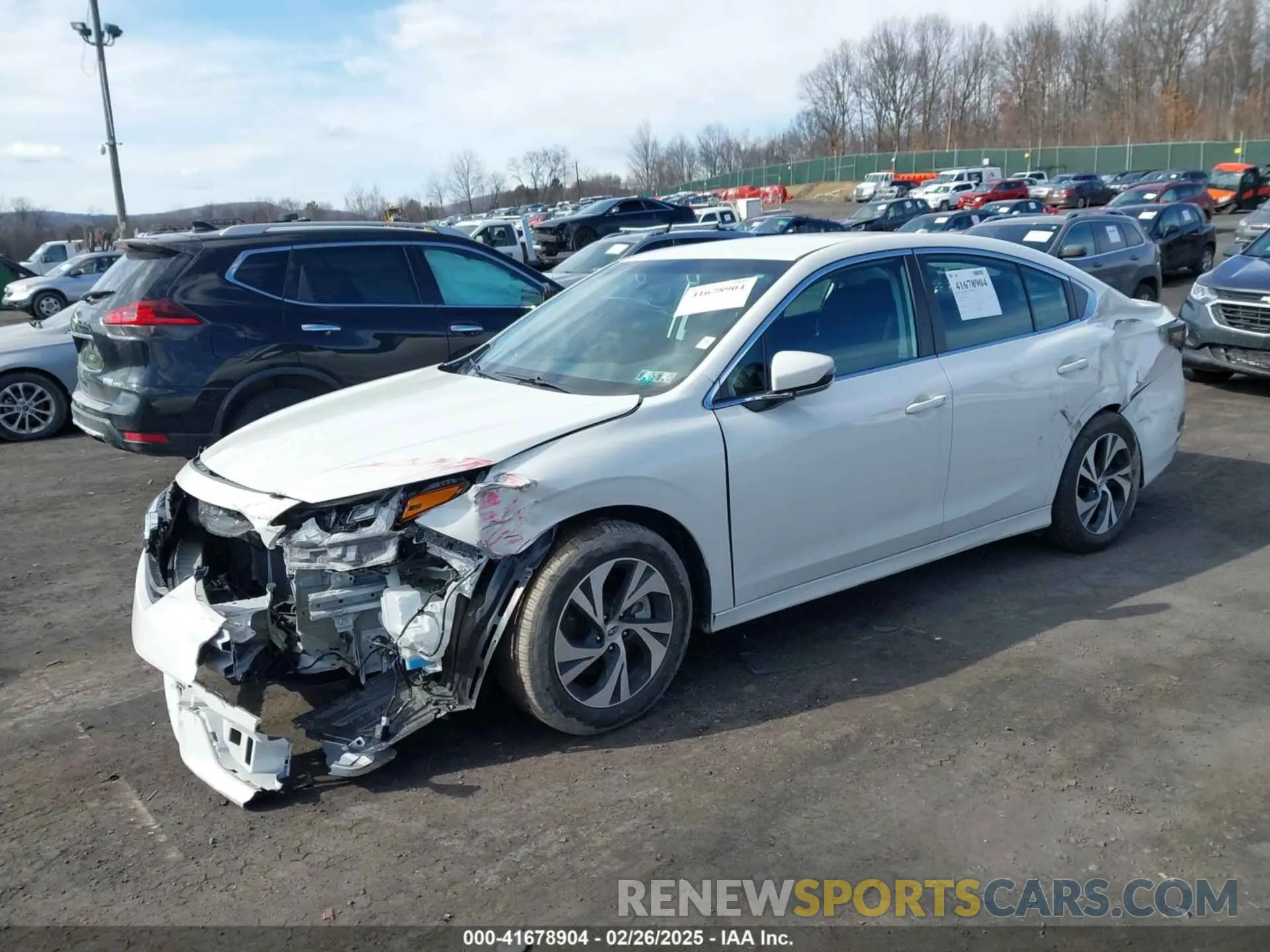 2 fotografías del automóvil dañado 4S3BWAD60N3028415 SUBARU LEGACY 2022