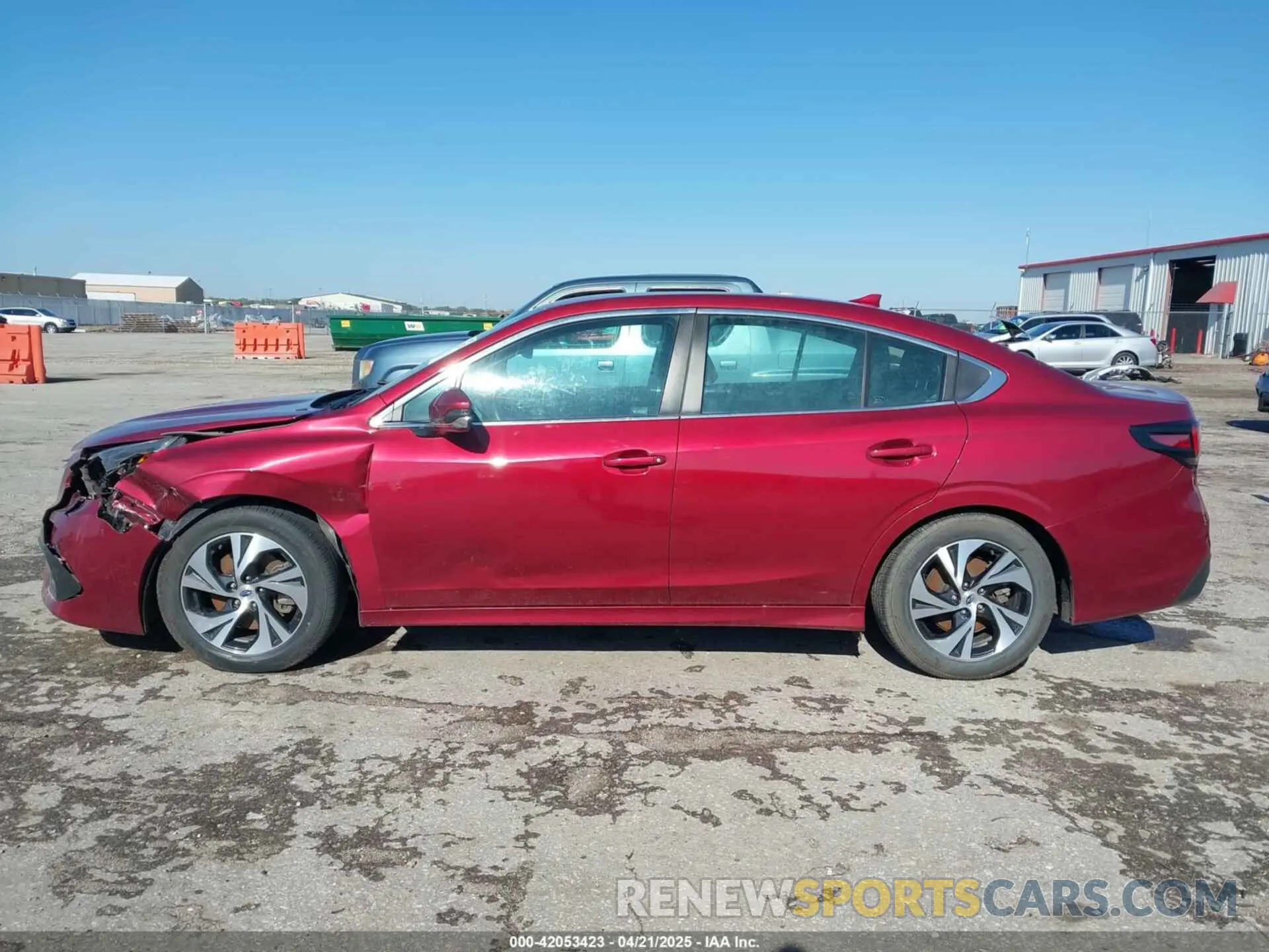 14 fotografías del automóvil dañado 4S3BWAD64N3017630 SUBARU LEGACY 2022