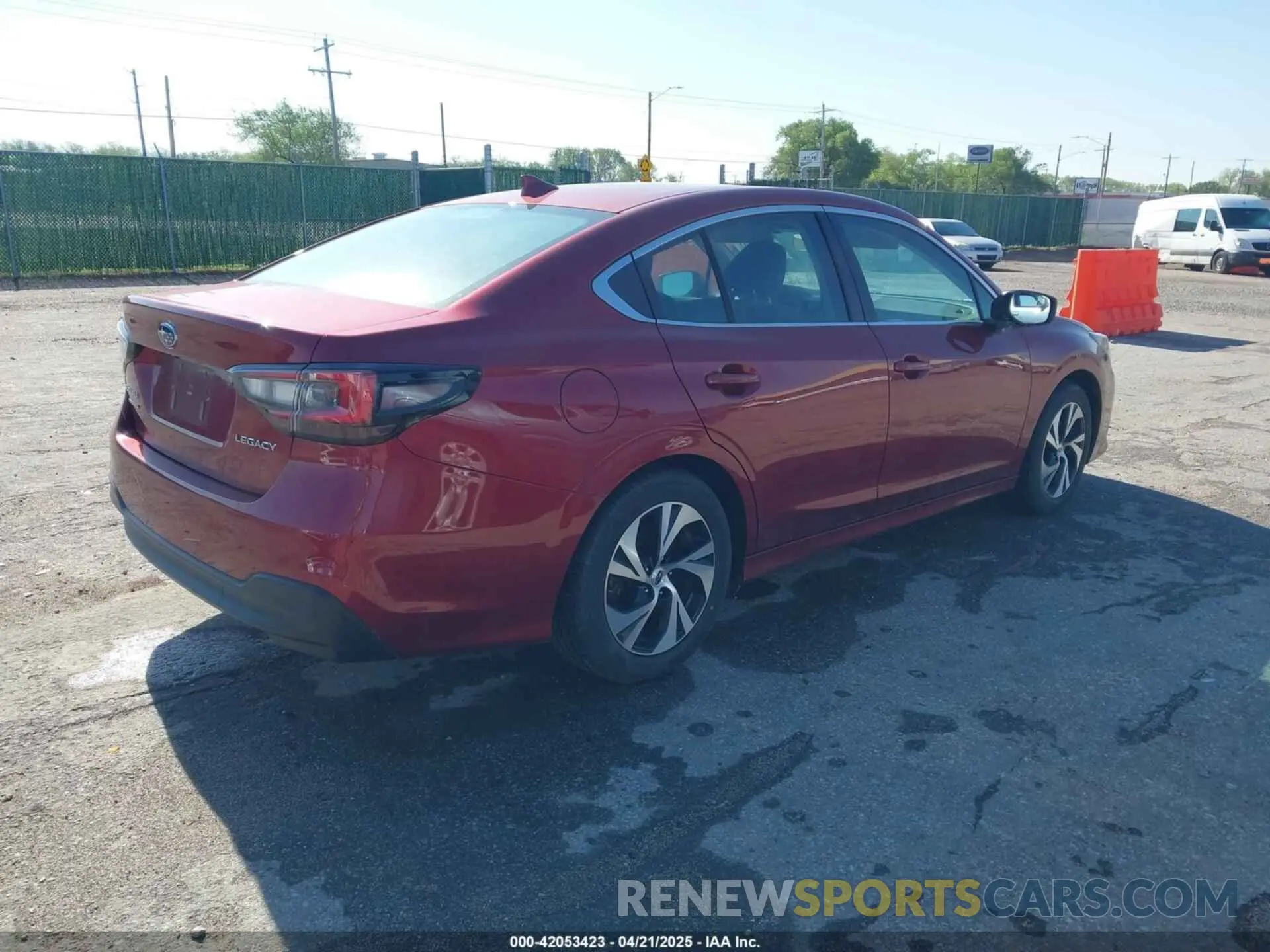 4 fotografías del automóvil dañado 4S3BWAD64N3017630 SUBARU LEGACY 2022