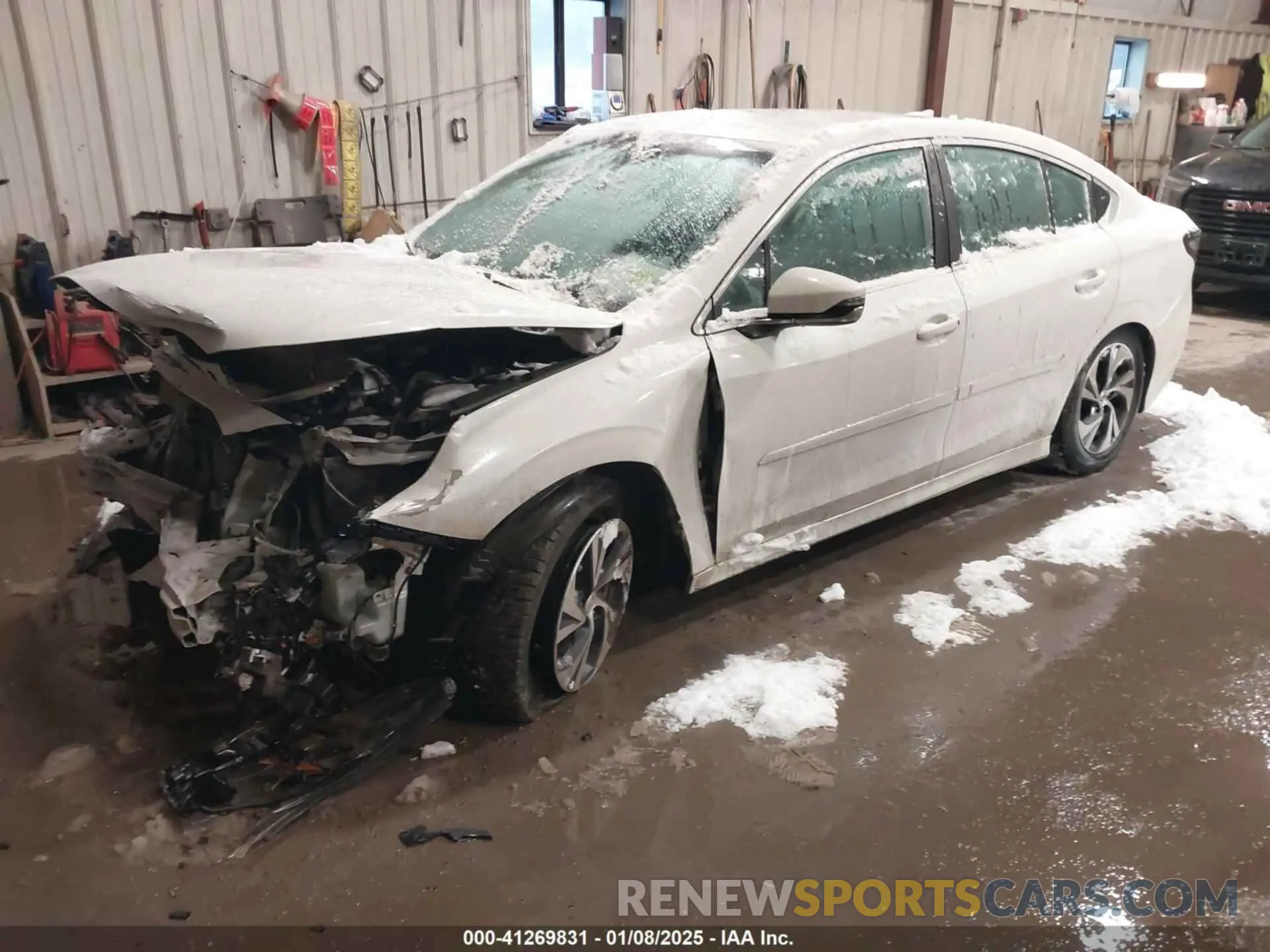2 fotografías del automóvil dañado 4S3BWAD65N3016356 SUBARU LEGACY 2022