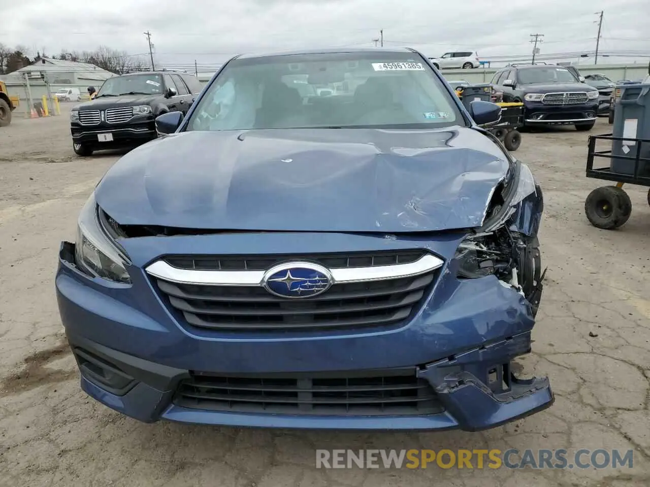 5 fotografías del automóvil dañado 4S3BWAD67N3005276 SUBARU LEGACY 2022