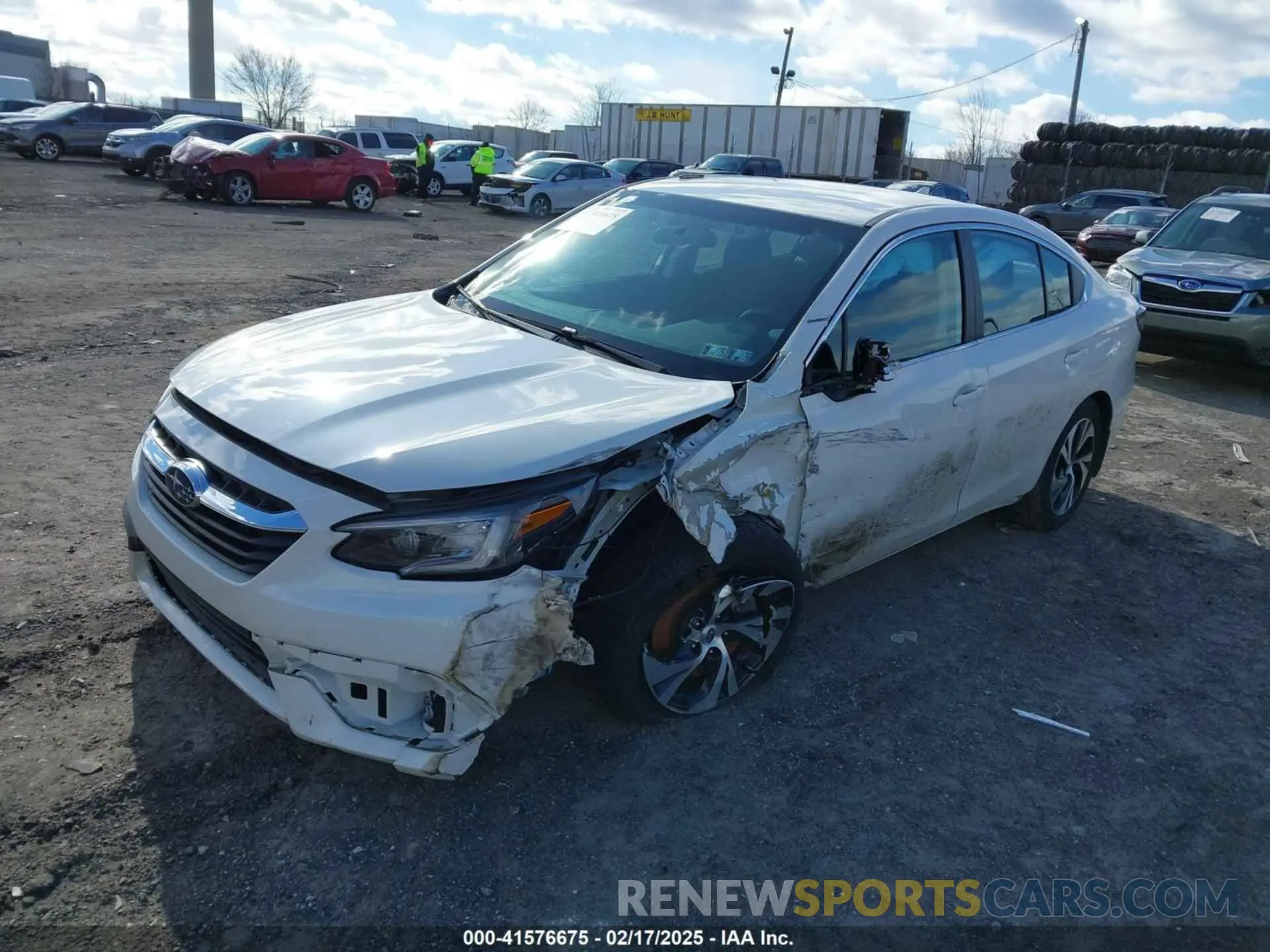 2 fotografías del automóvil dañado 4S3BWAD67N3012227 SUBARU LEGACY 2022