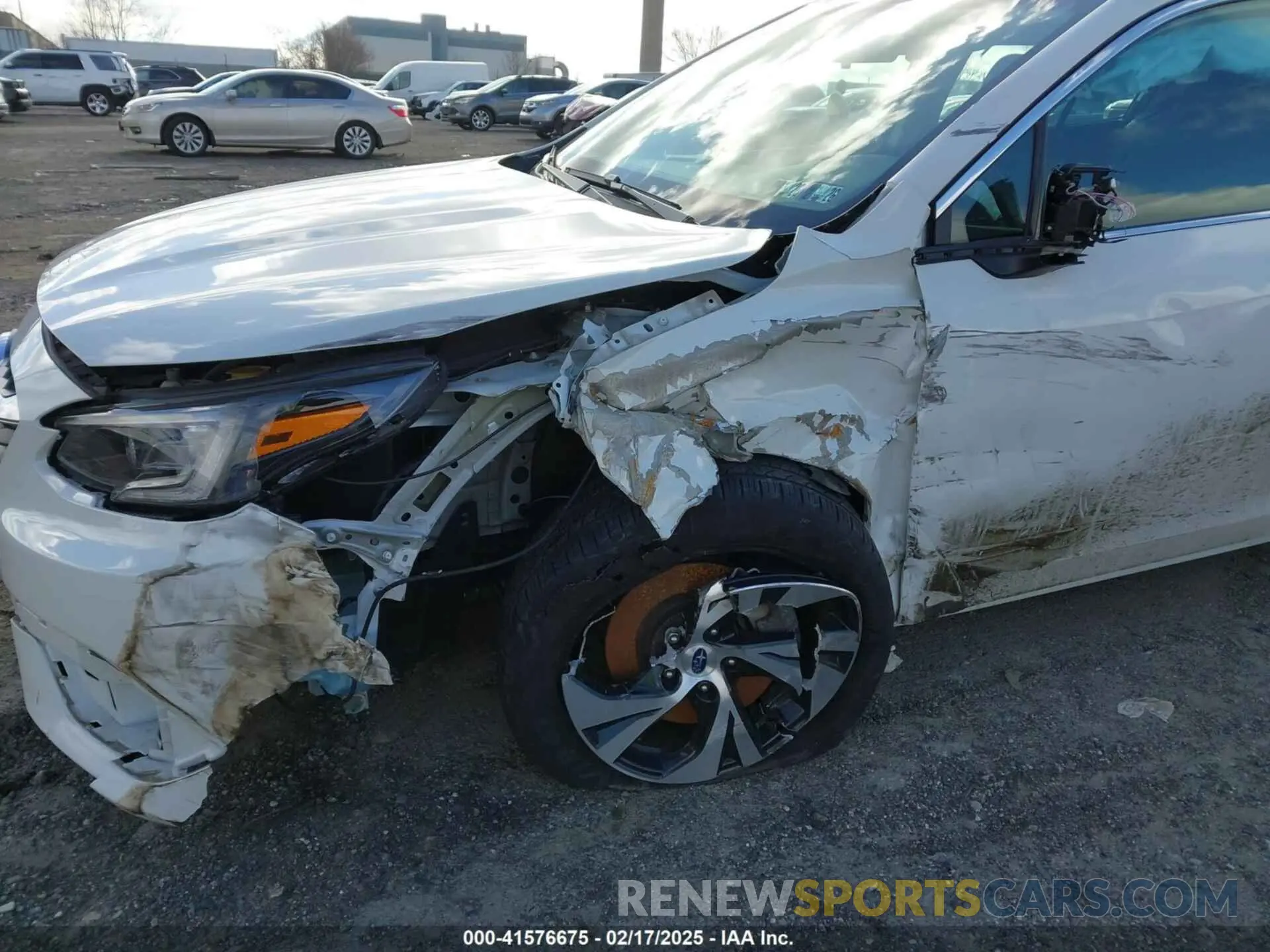 6 fotografías del automóvil dañado 4S3BWAD67N3012227 SUBARU LEGACY 2022