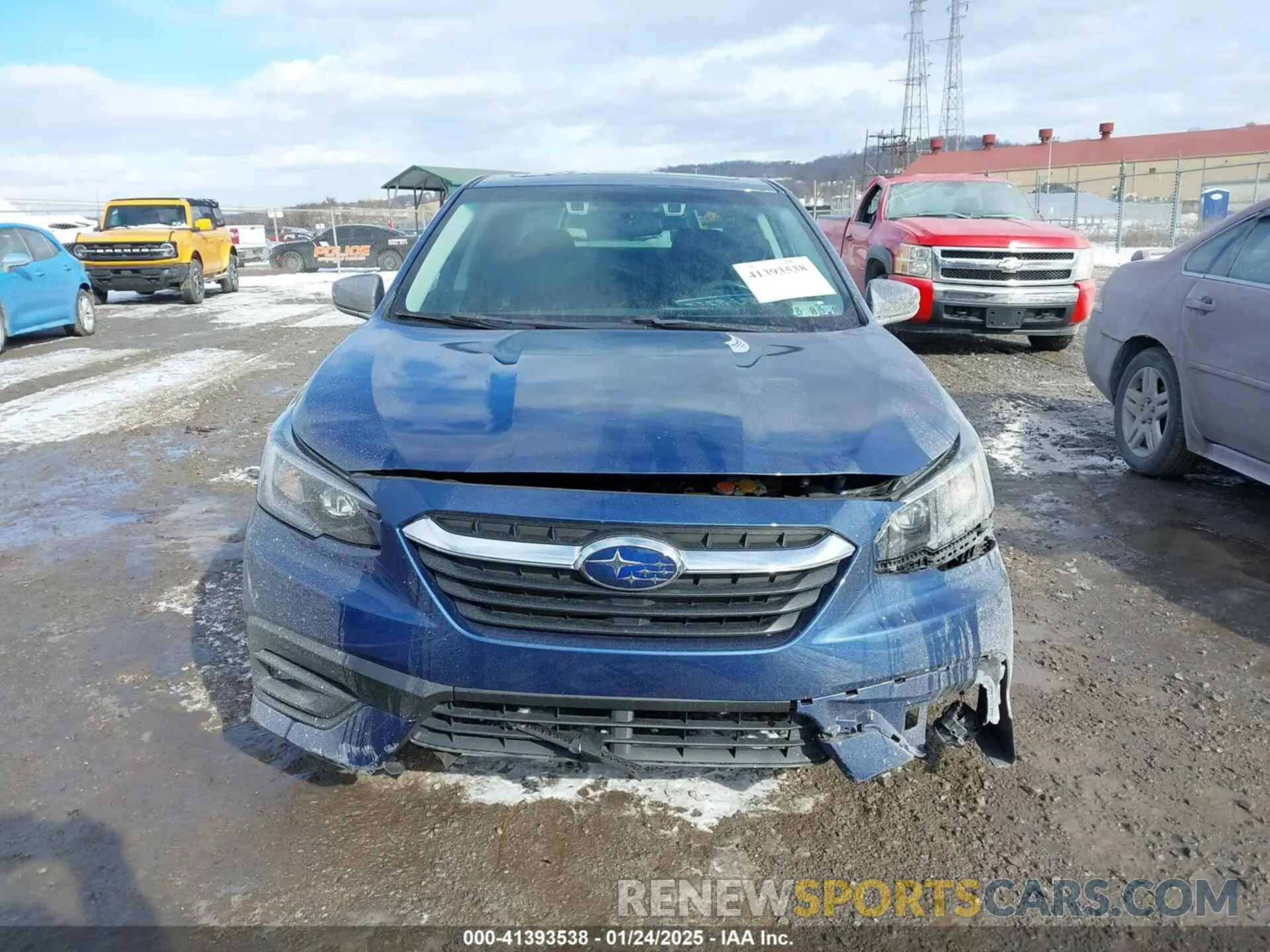 12 fotografías del automóvil dañado 4S3BWAF62N3025867 SUBARU LEGACY 2022