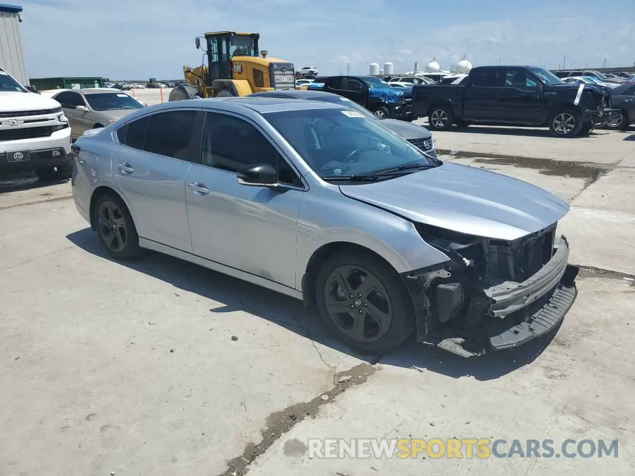 4 fotografías del automóvil dañado 4S3BWAH62N3006989 SUBARU LEGACY 2022