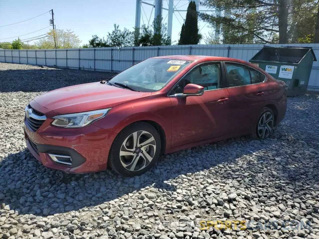1 fotografías del automóvil dañado 4S3BWAM64N3003873 SUBARU LEGACY 2022